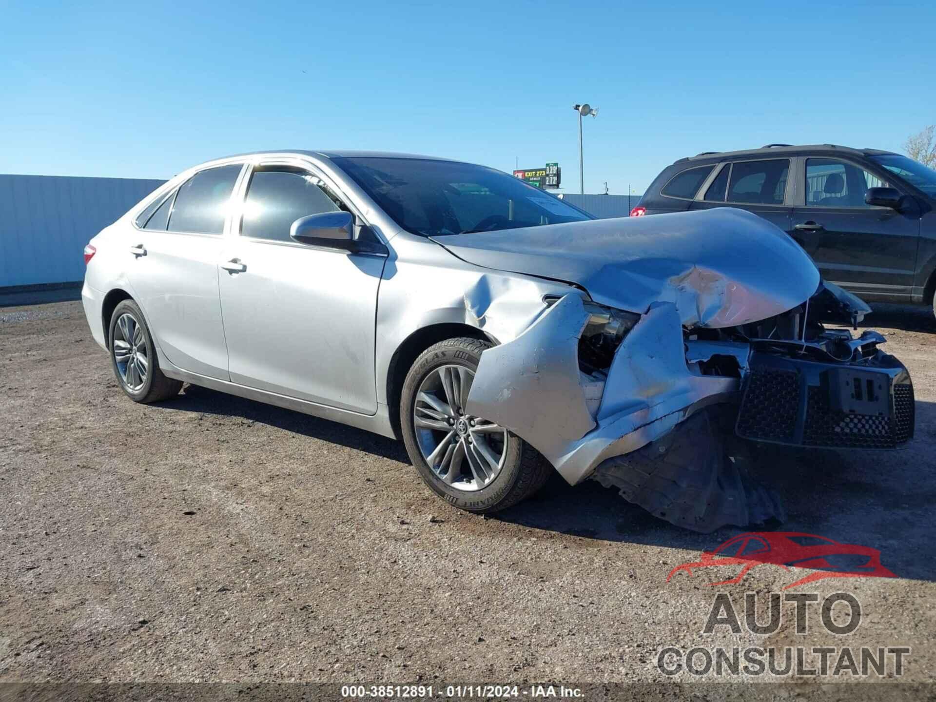 TOYOTA CAMRY 2016 - 4T1BF1FK0GU139095