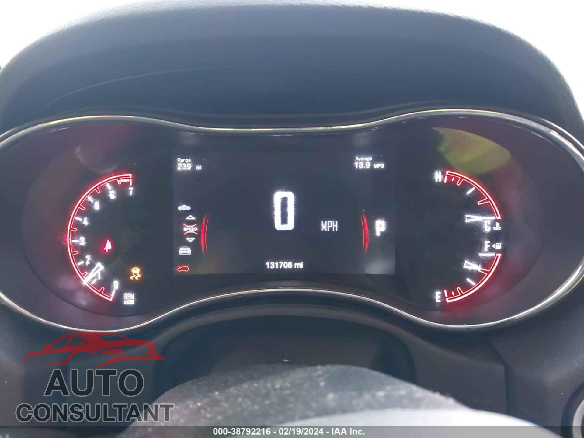DODGE DURANGO 2016 - 1C4RDJDG1GC353445