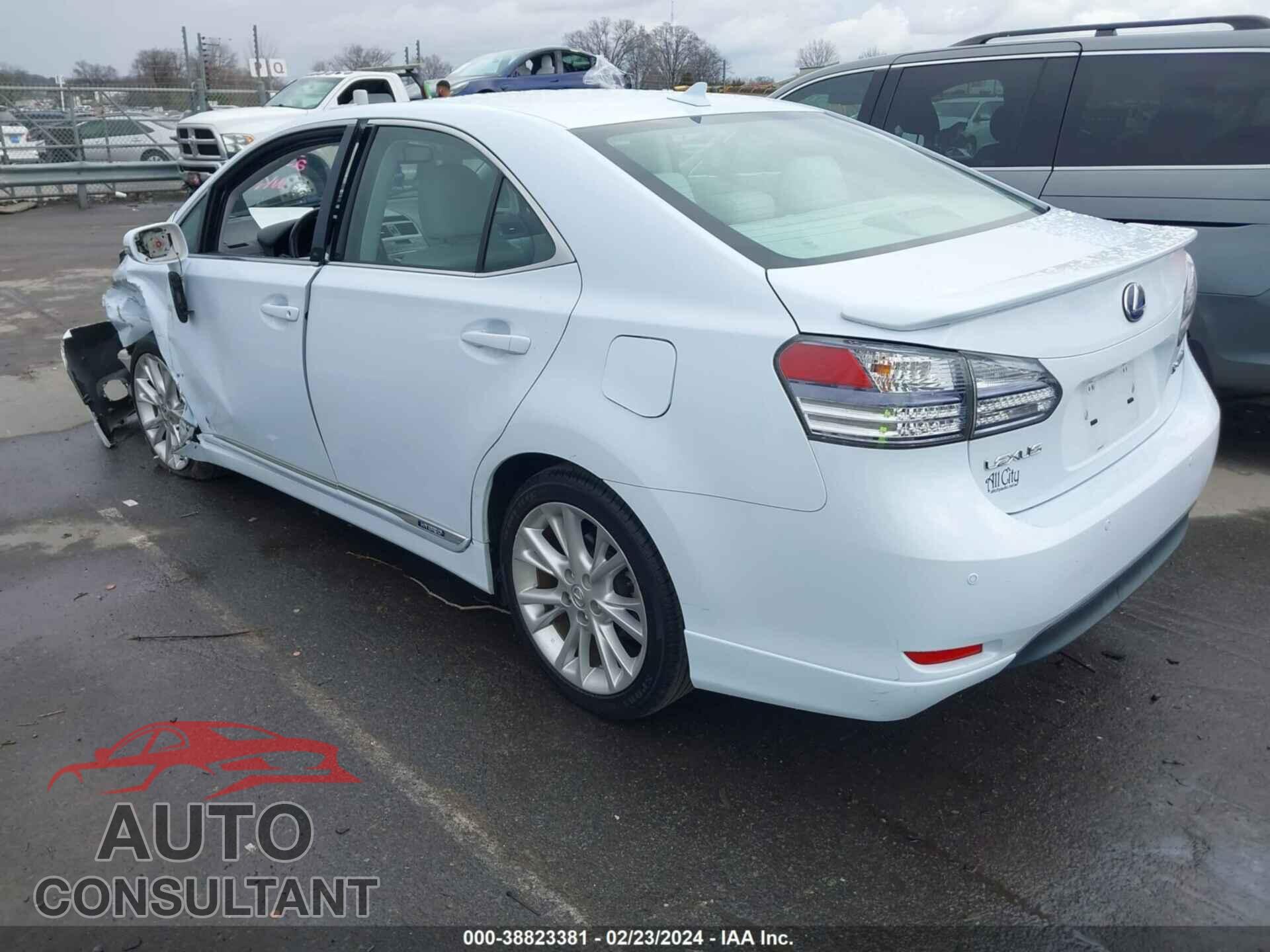 LEXUS HS 2010 - JTHBB1BA1A2033558