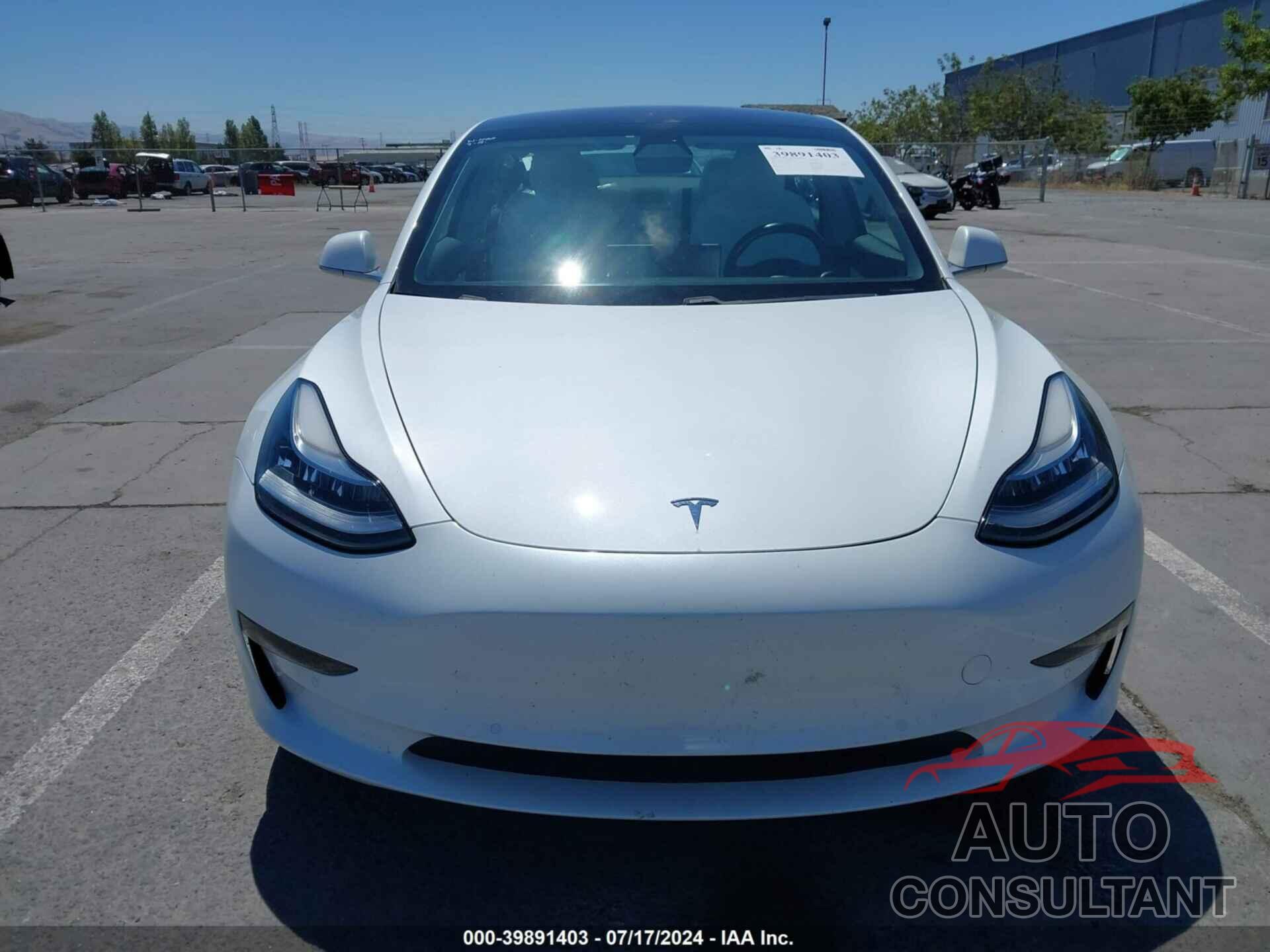 TESLA MODEL 3 2019 - 5YJ3E1EAXKF302650