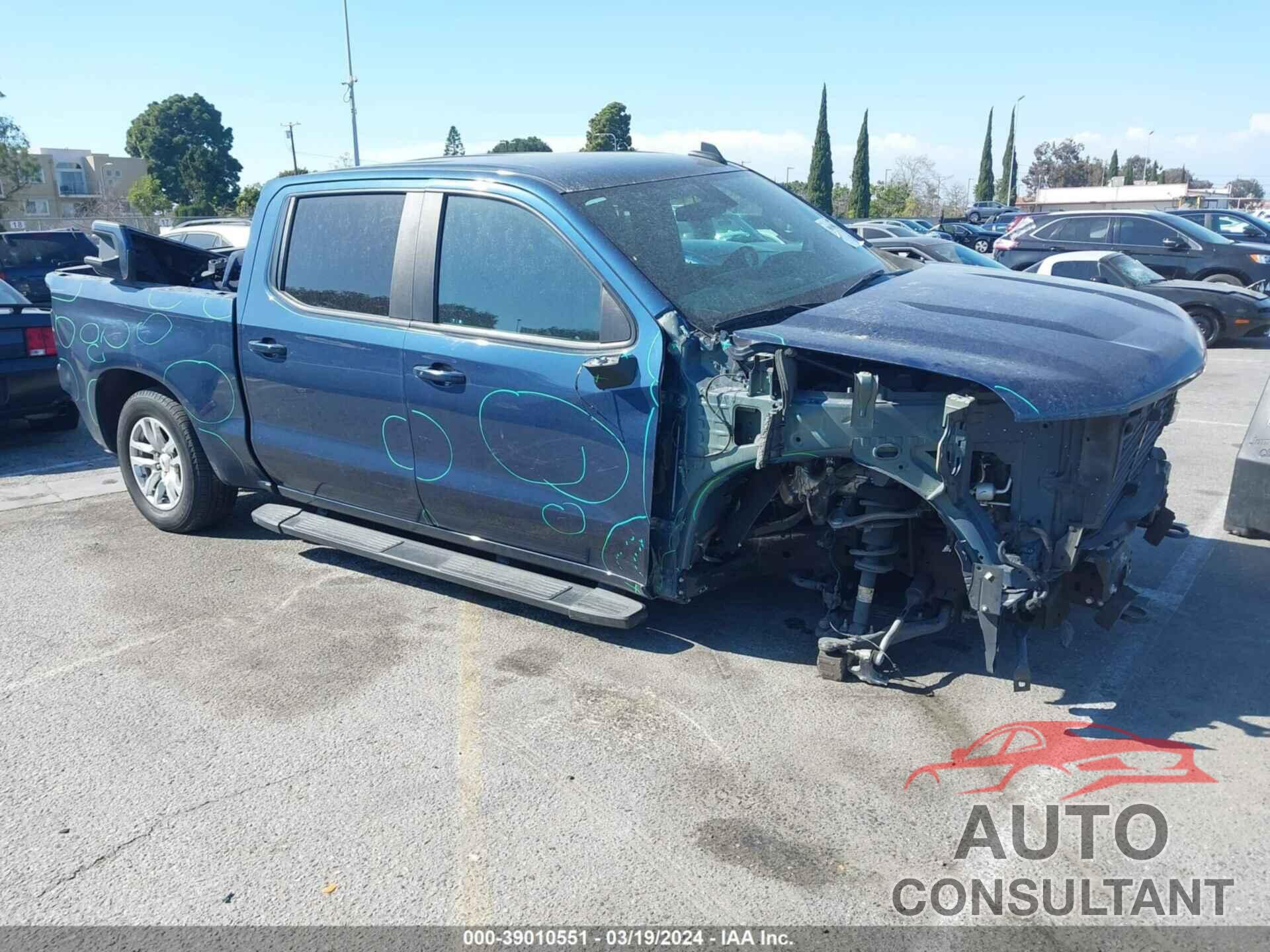 CHEVROLET SILVERADO 1500 2020 - 3GCPWDED1LG122074