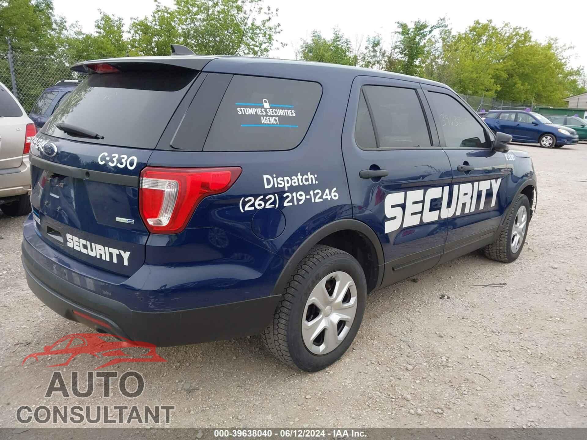 FORD UTILITY POLICE INTERCEPTOR 2016 - 1FM5K8AR2GGA19237