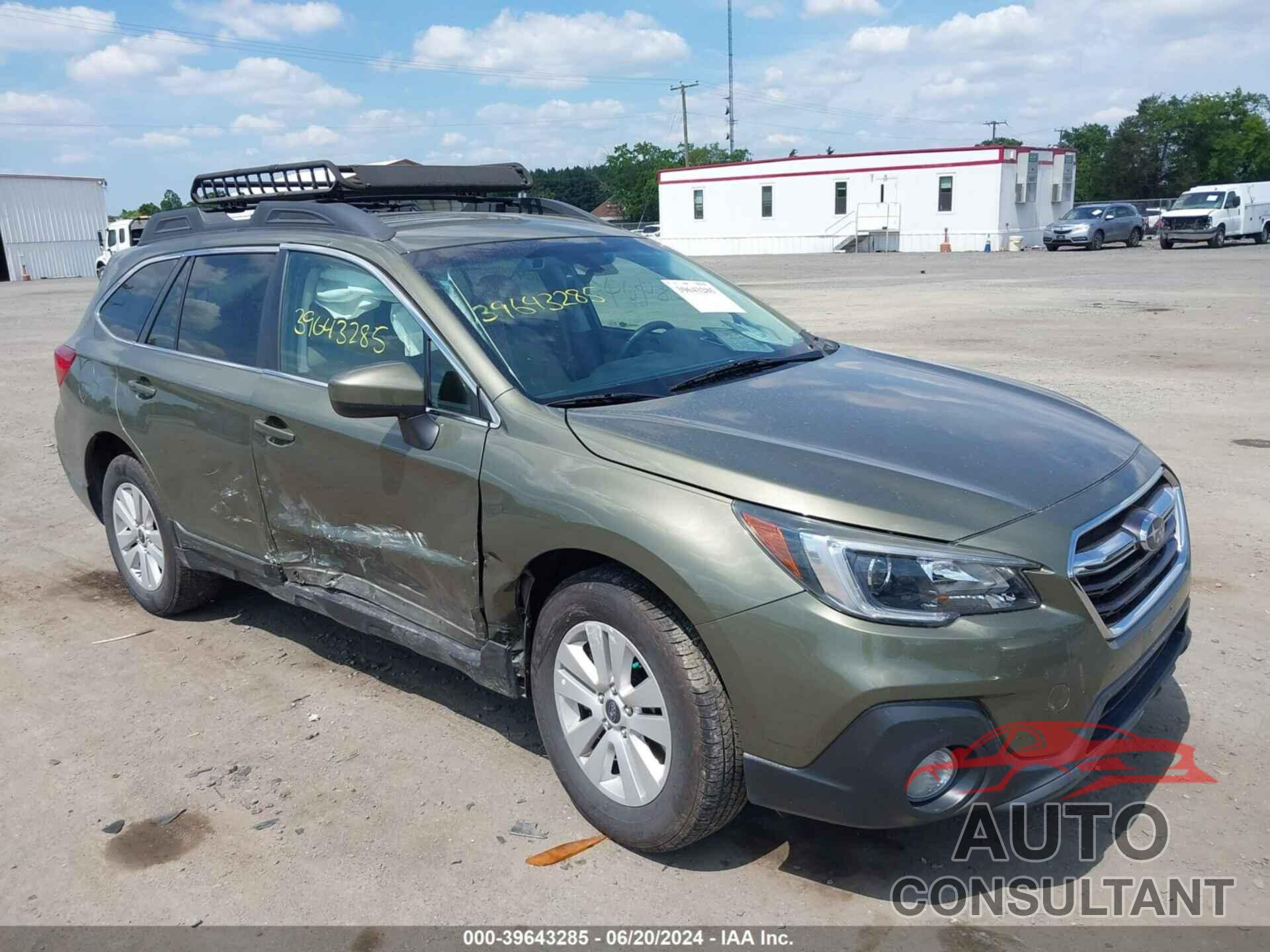 SUBARU OUTBACK 2019 - 4S4BSAFC8K3340472