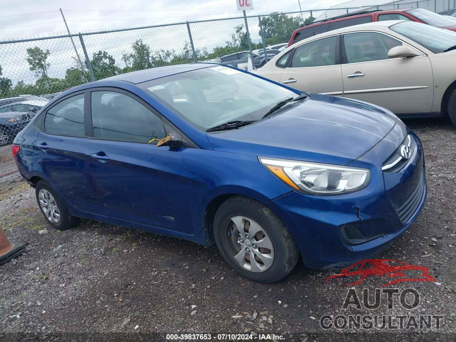 HYUNDAI ACCENT 2016 - KMHCT4AE3GU947733