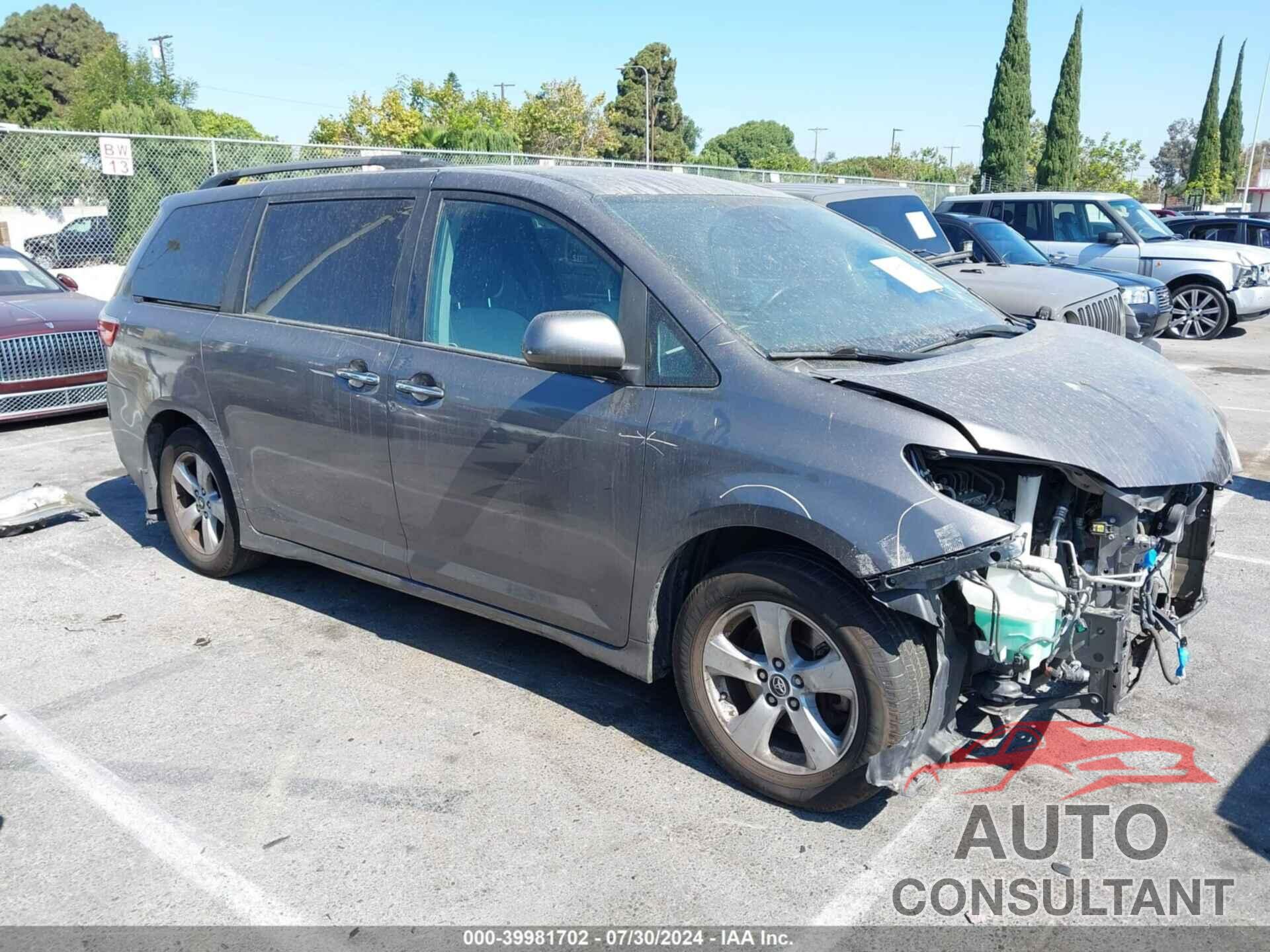 TOYOTA SIENNA 2019 - 5TDKZ3DC1KS970203