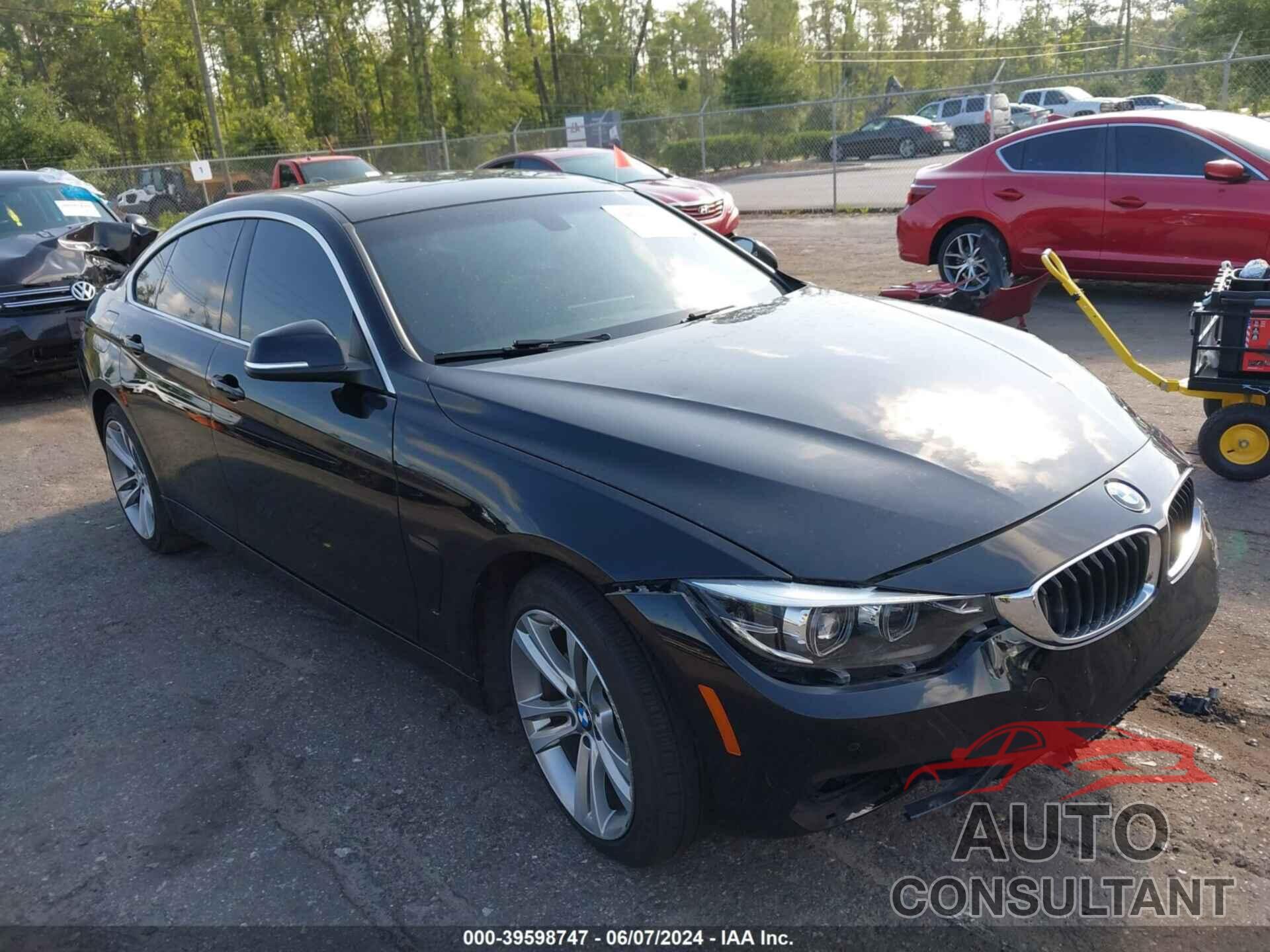 BMW 430I GRAN COUPE 2019 - WBA4J1C58KBU67313