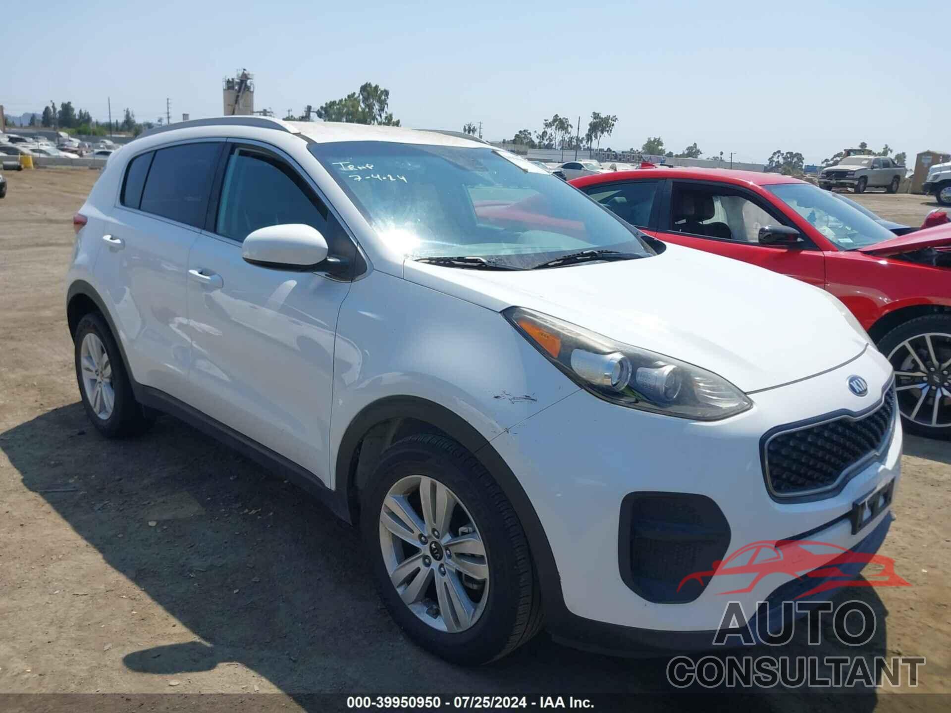 KIA SPORTAGE 2018 - KNDPM3AC6J7329016