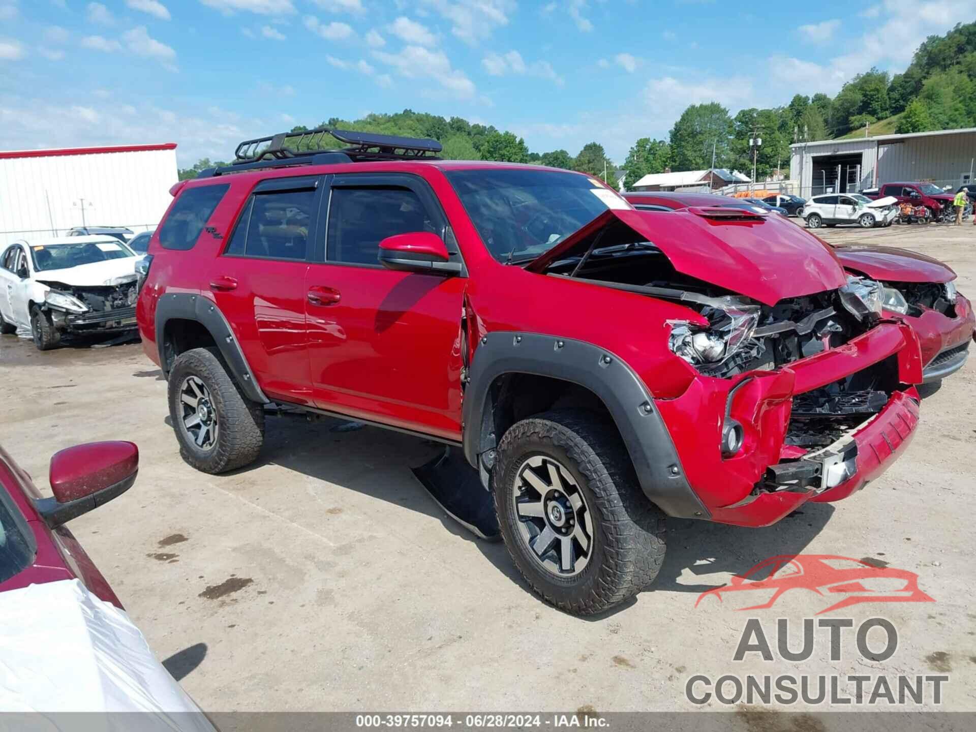 TOYOTA 4RUNNER 2019 - JTEBU5JRXK5685293
