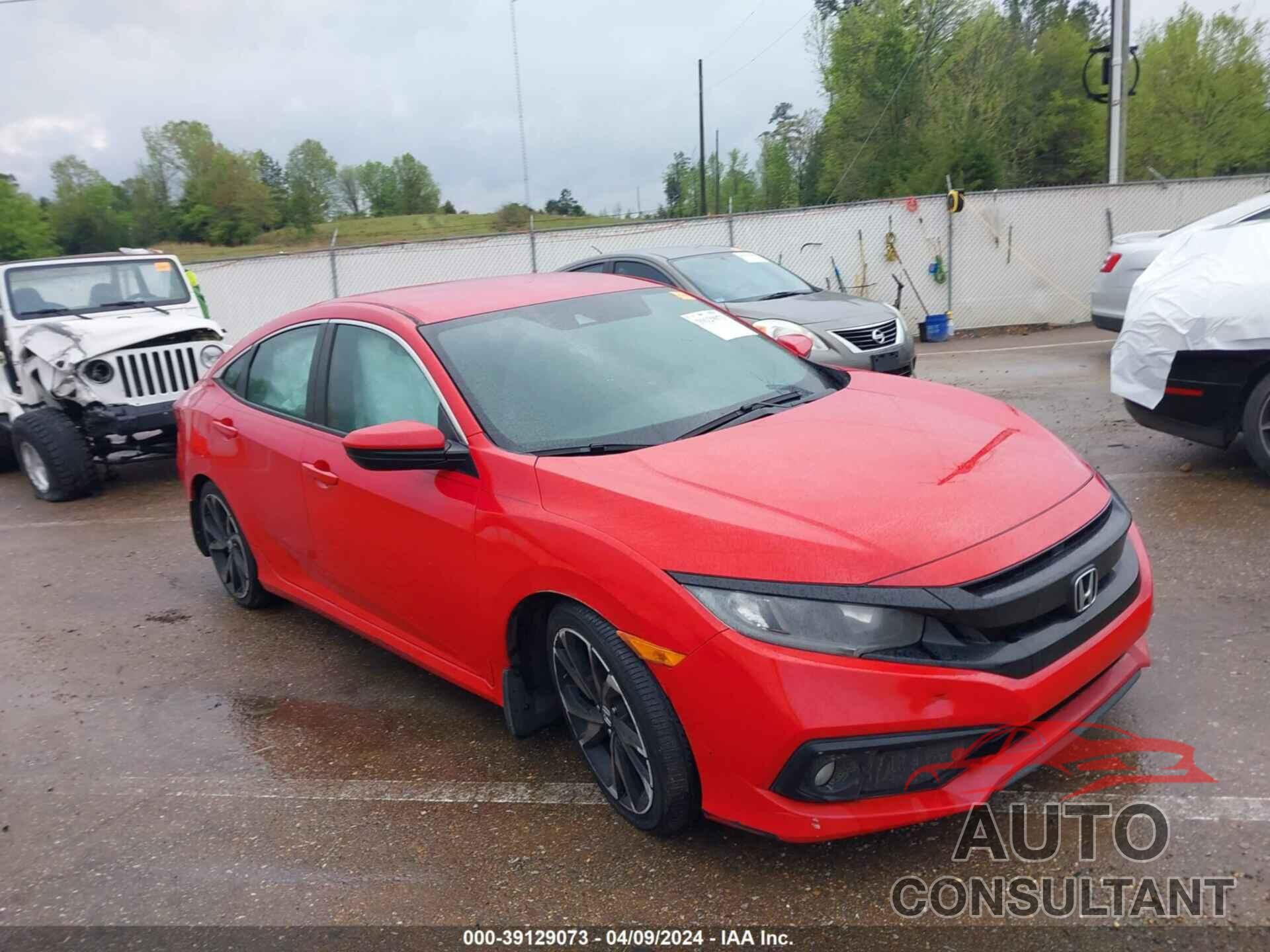 HONDA CIVIC 2019 - 2HGFC2F86KH536090