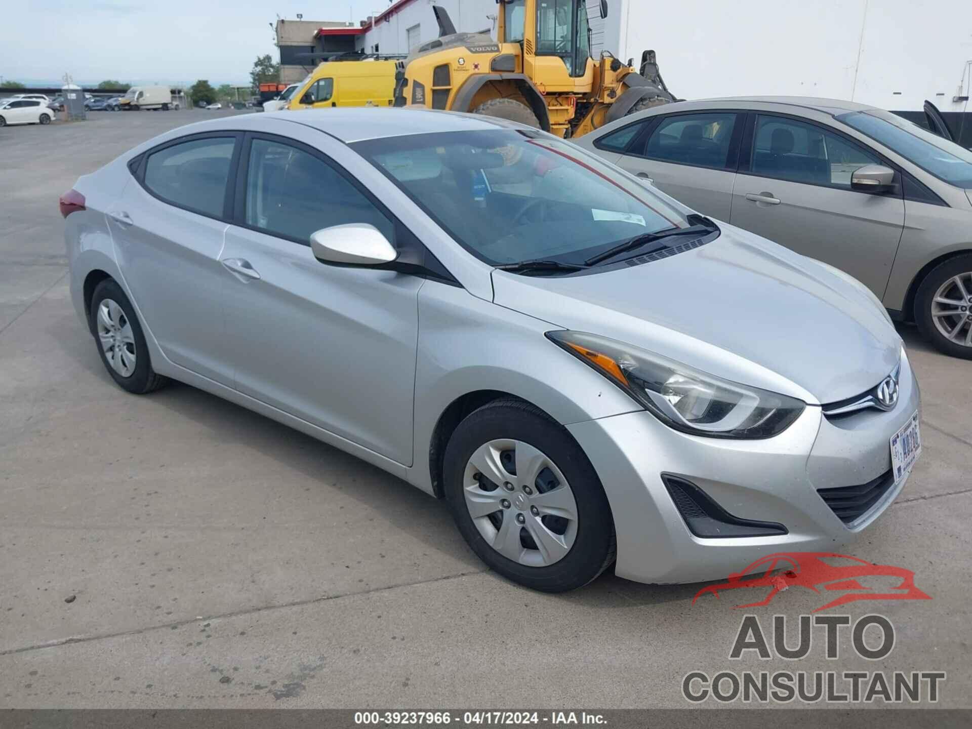 HYUNDAI ELANTRA 2016 - 5NPDH4AE4GH681899