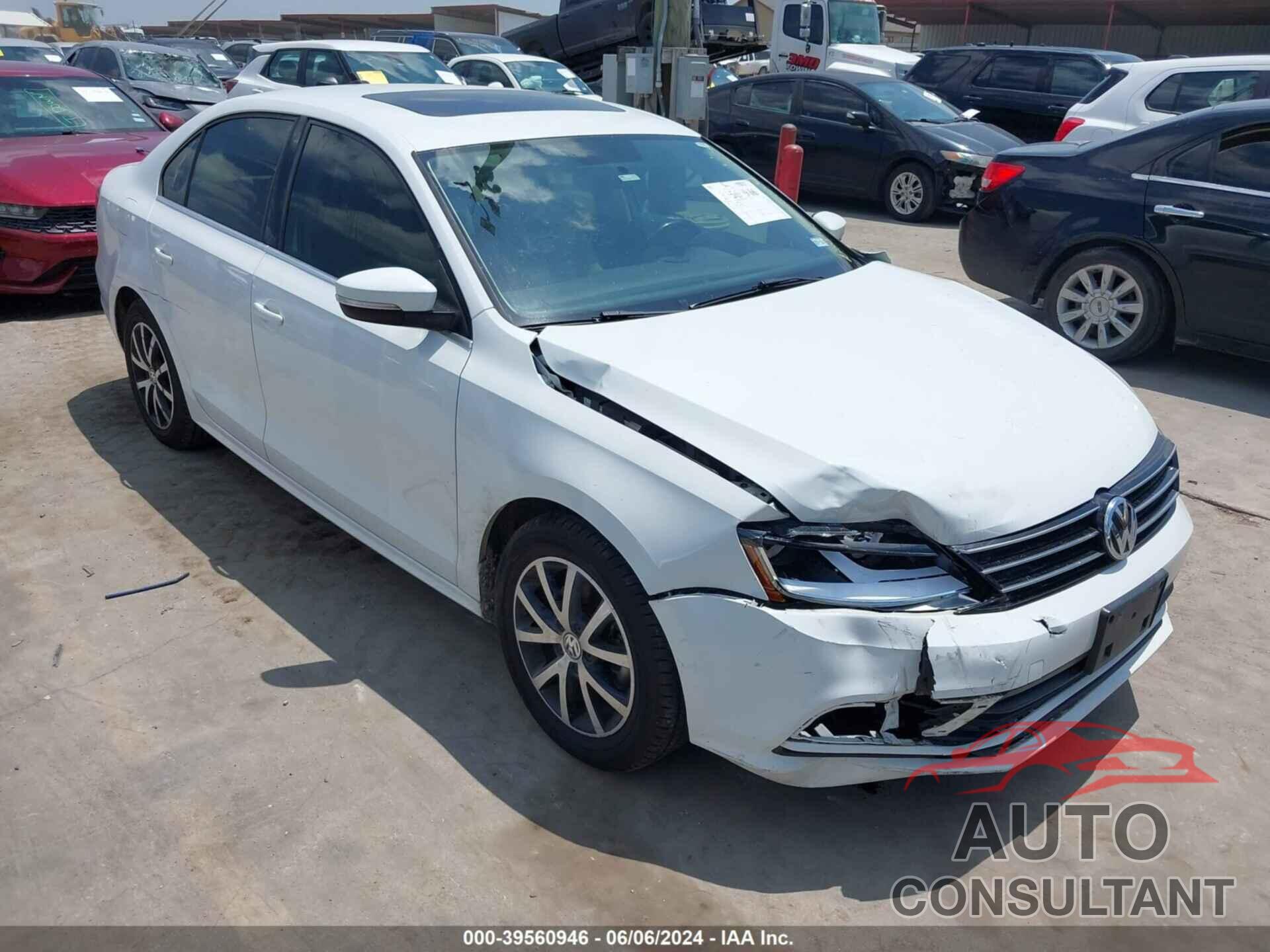 VOLKSWAGEN JETTA 2017 - 3VWDB7AJ3HM384468