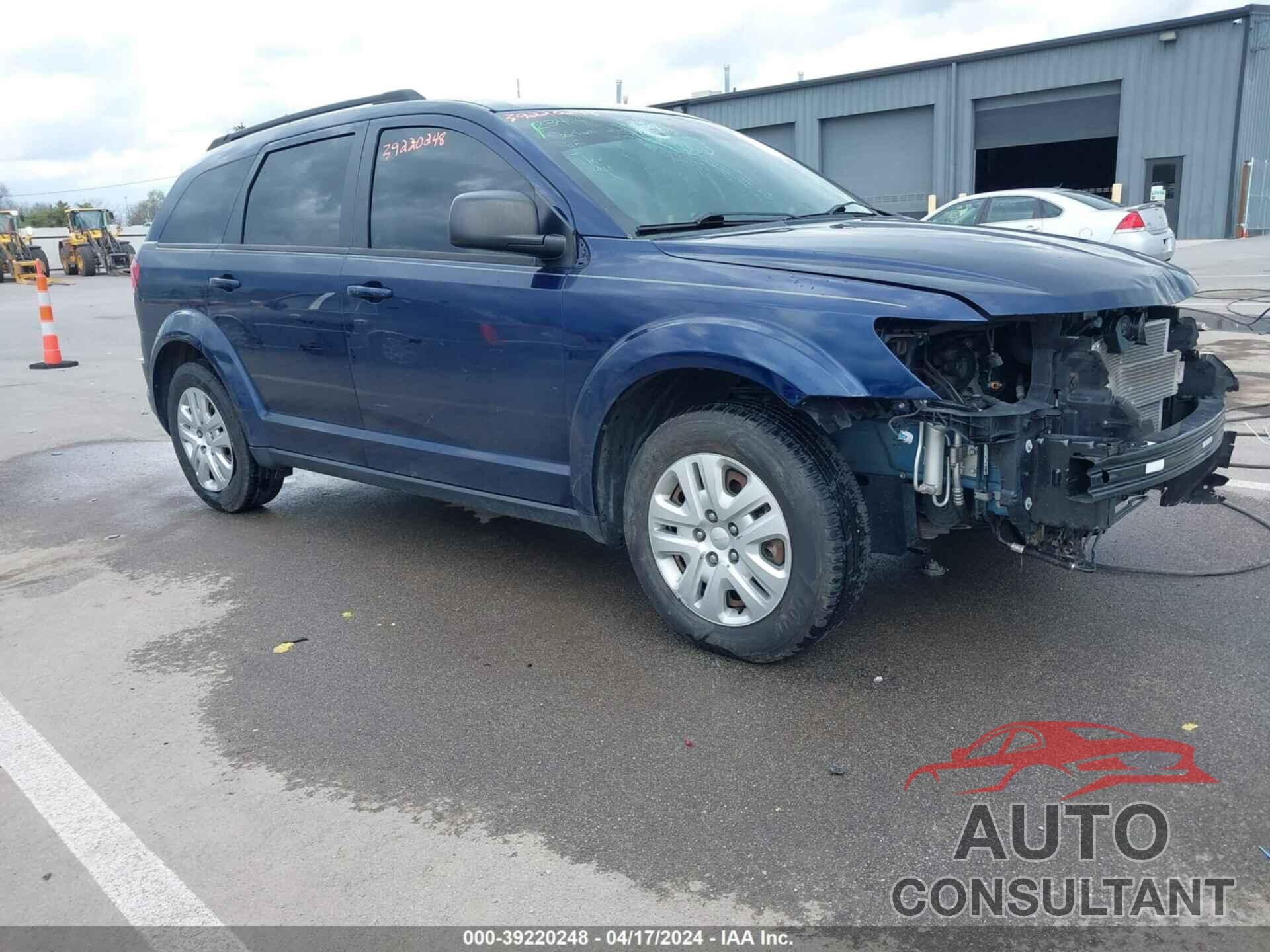 DODGE JOURNEY 2018 - 3C4PDCAB2JT188870