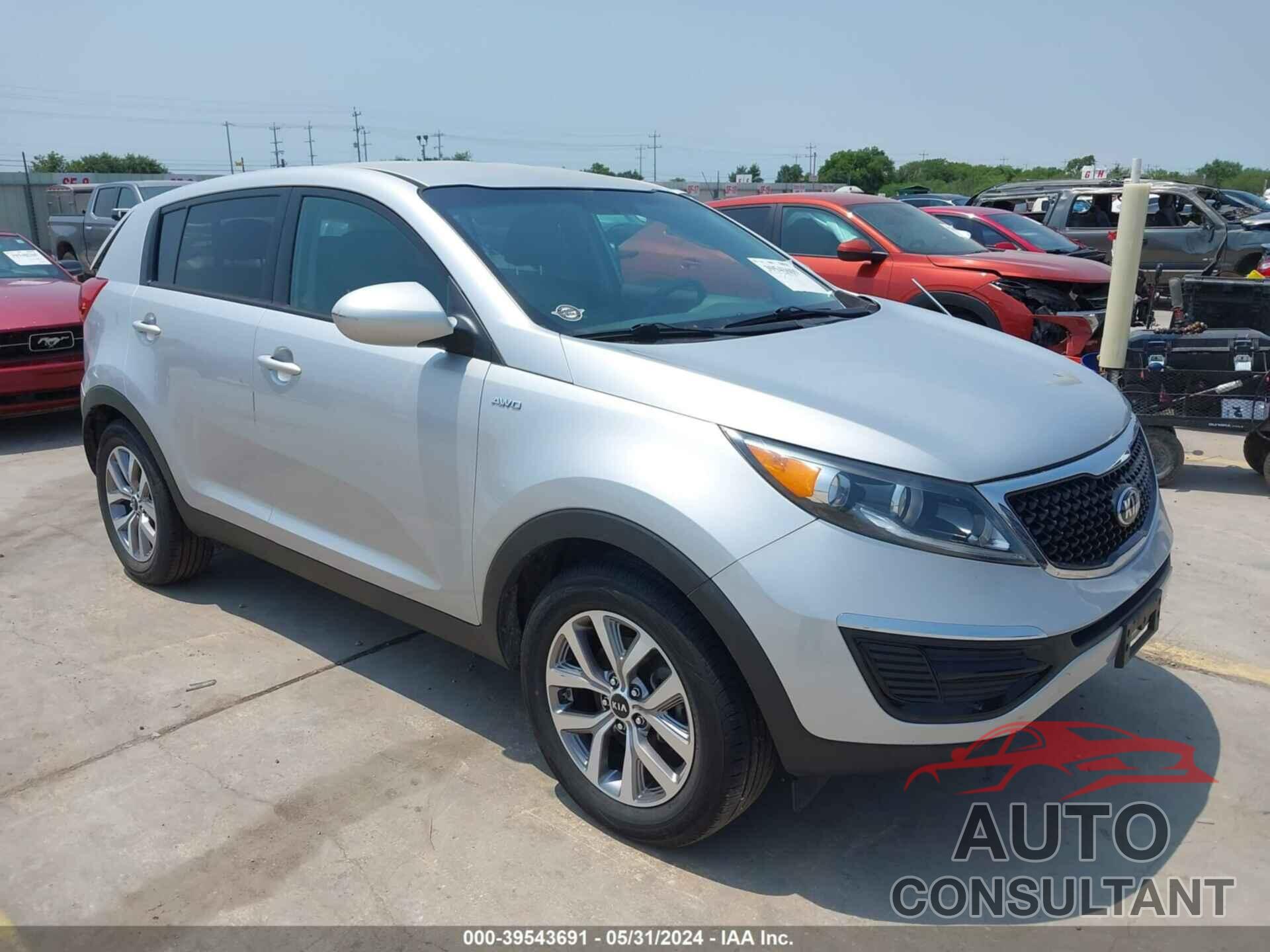 KIA SPORTAGE 2016 - KNDPBCAC5G7831773