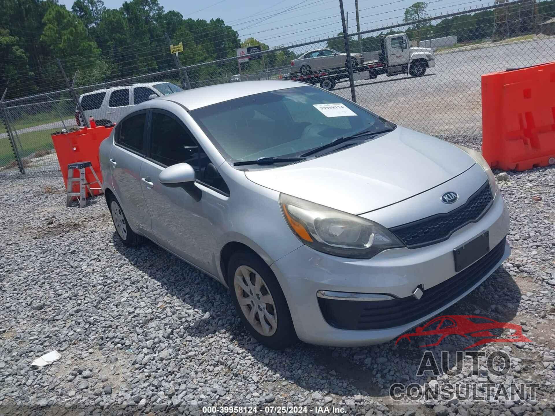 KIA RIO 2016 - KNADM4A35G6565211