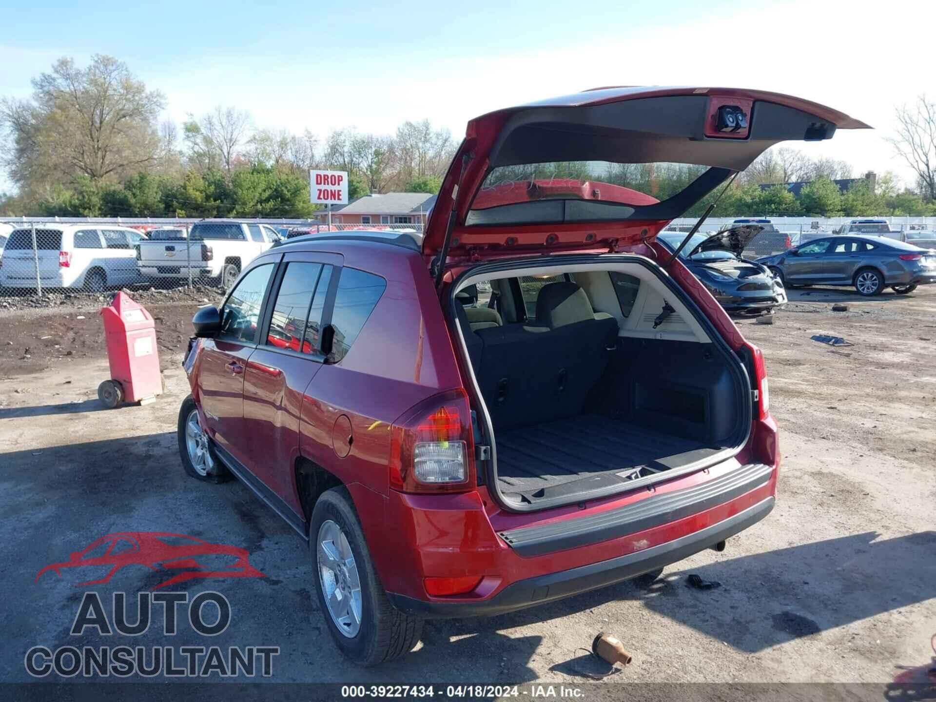 JEEP COMPASS 2016 - 1C4NJCBB6GD569618