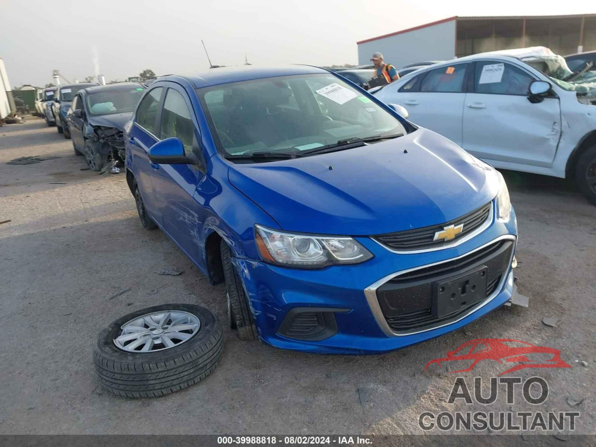 CHEVROLET SONIC 2019 - 1G1JD5SB9K4112398