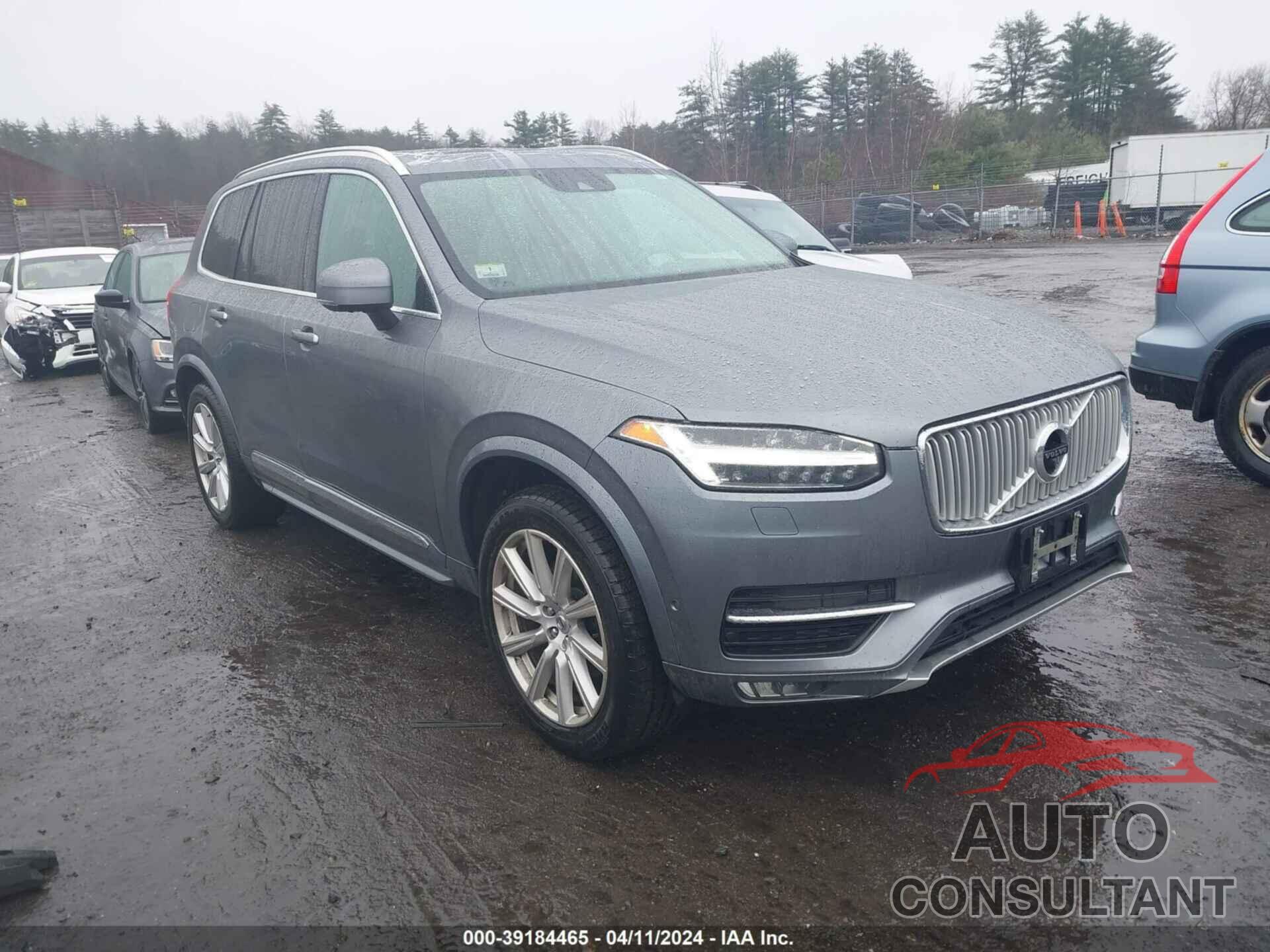 VOLVO XC90 2016 - YV4A22PL9G1026043