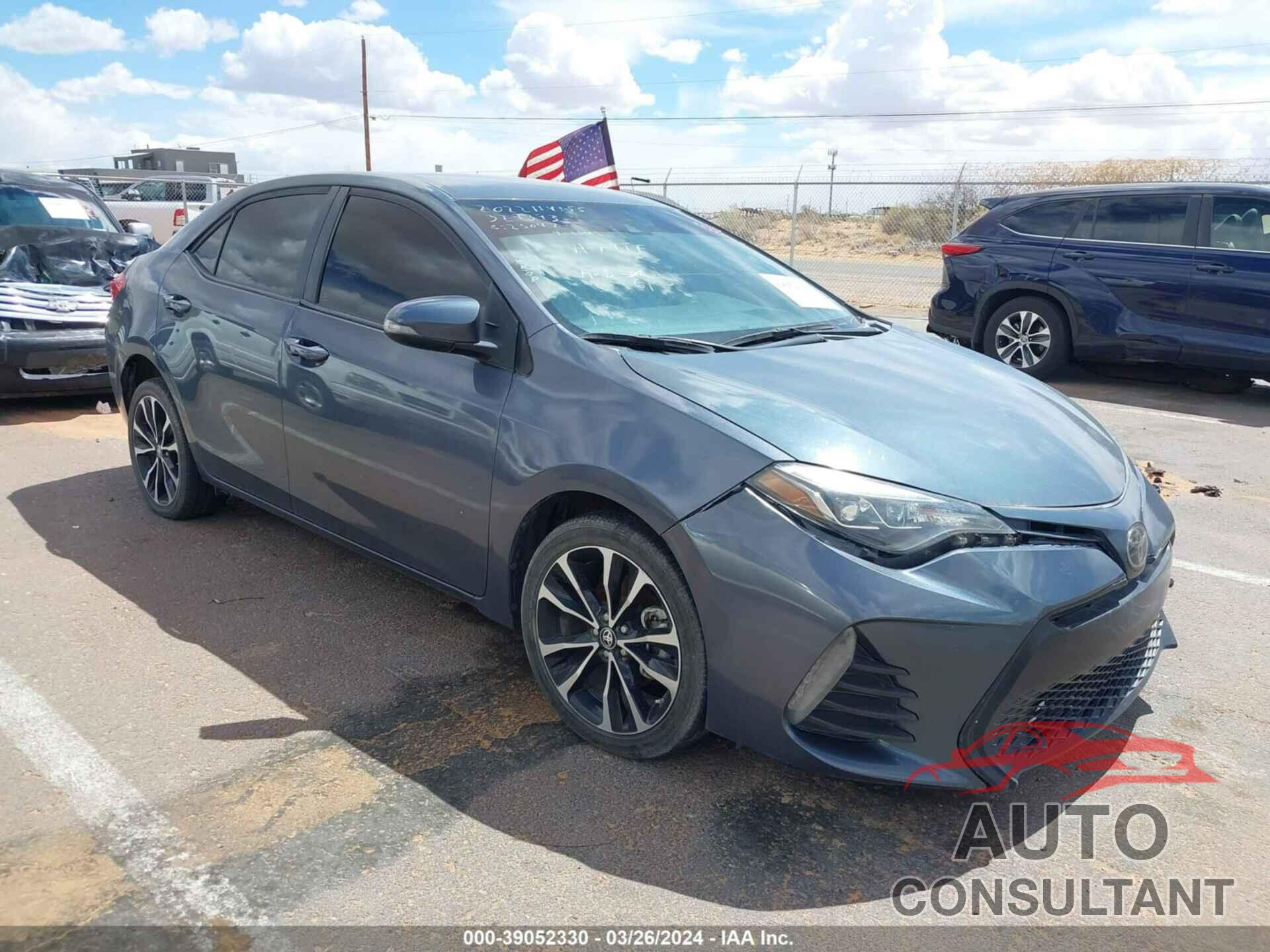 TOYOTA COROLLA 2019 - 2T1BURHE0KC243477