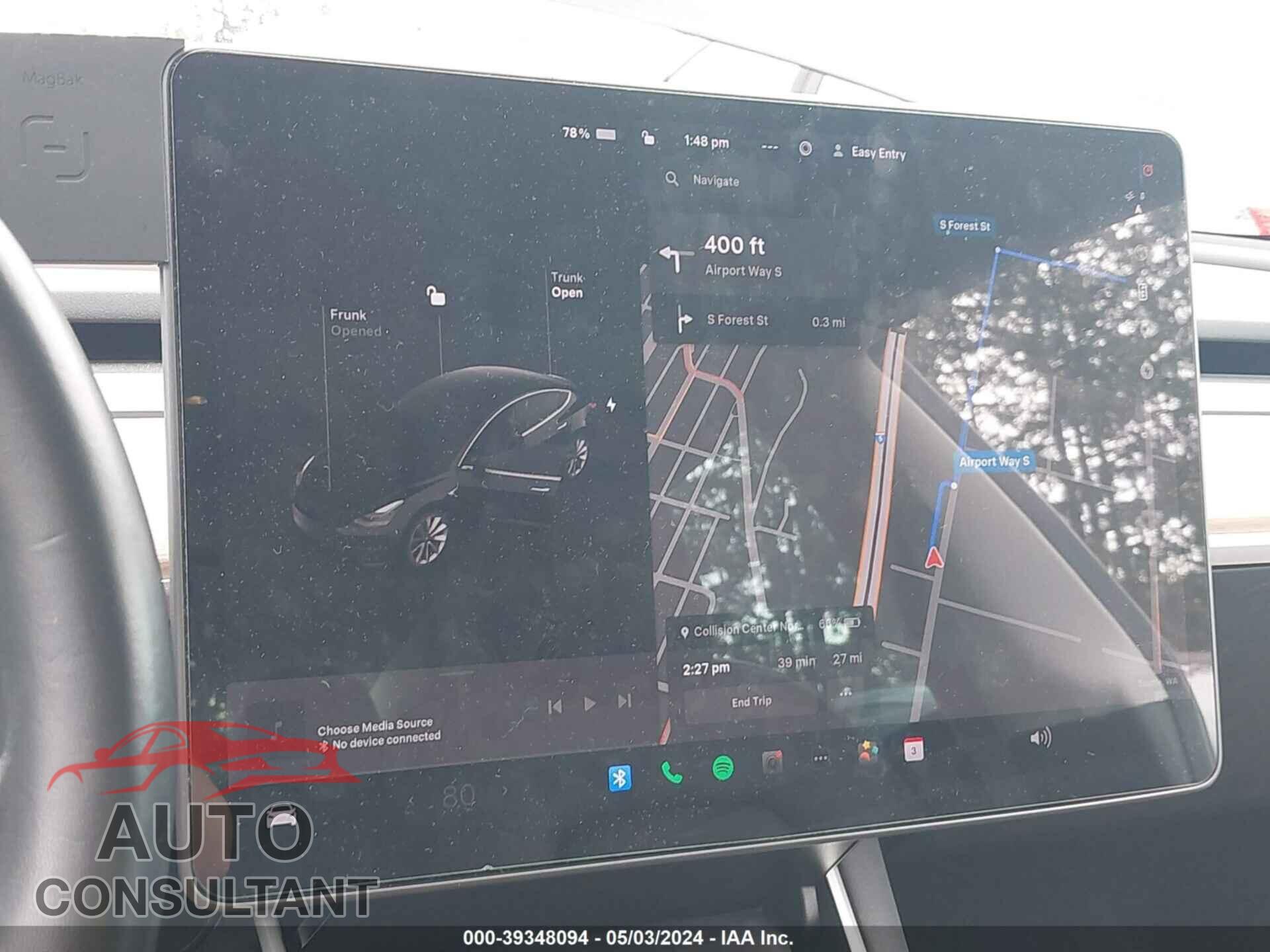 TESLA MODEL 3 2018 - 5YJ3E1EA9JF032762