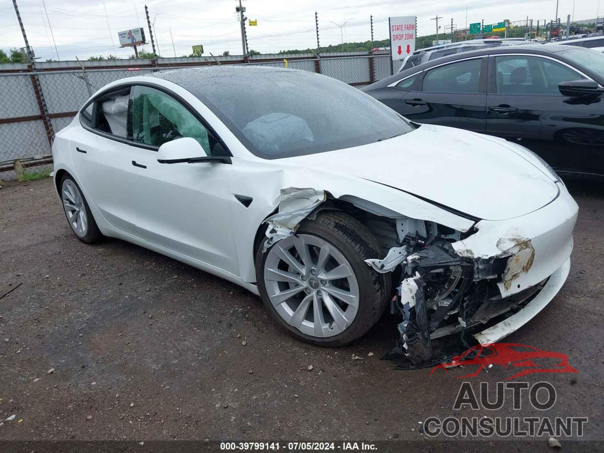 TESLA MODEL 3 2021 - 5YJ3E1EB6MF048950