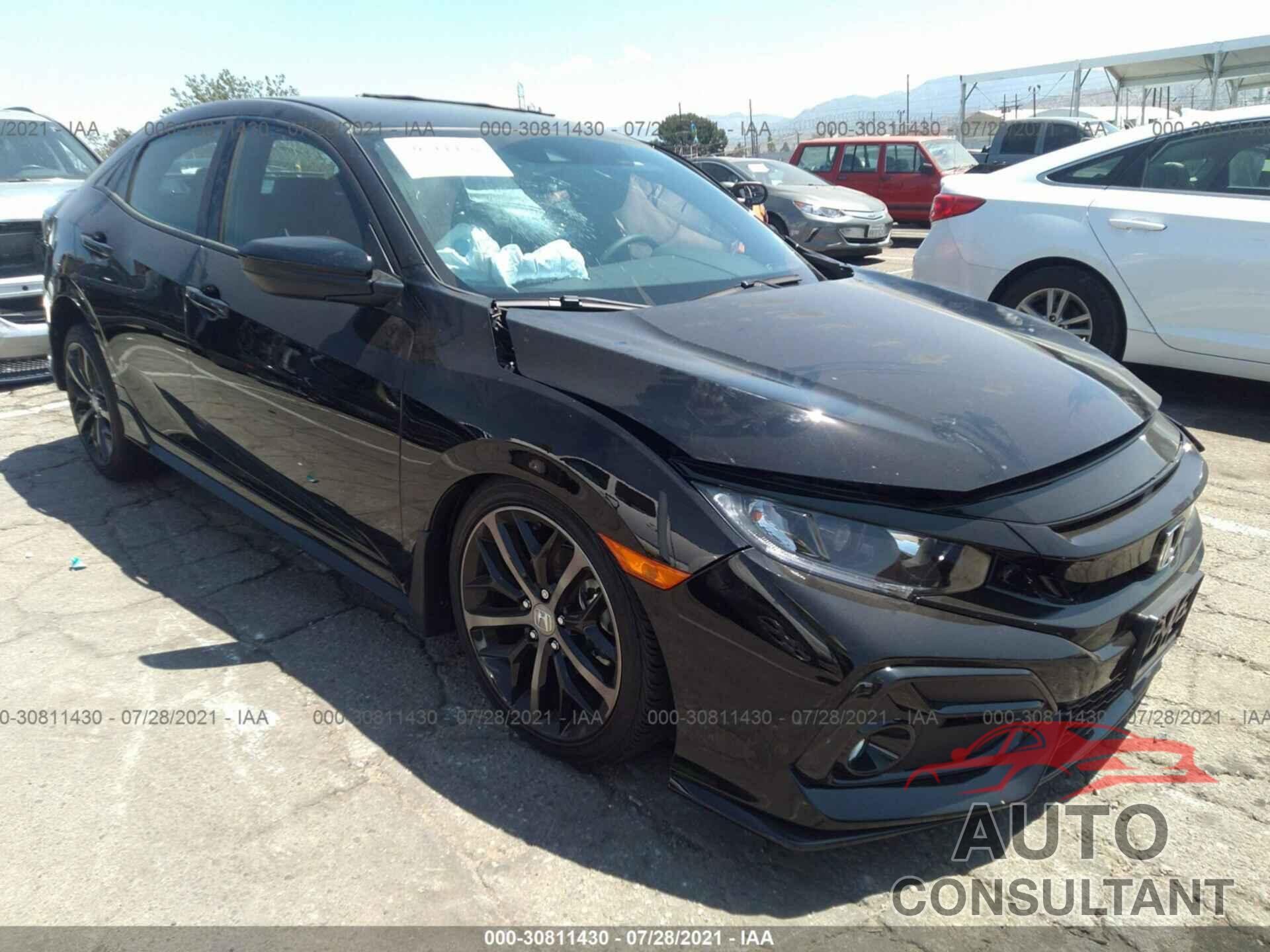 HONDA CIVIC HATCHBACK 2021 - SHHFK7H45MU421044