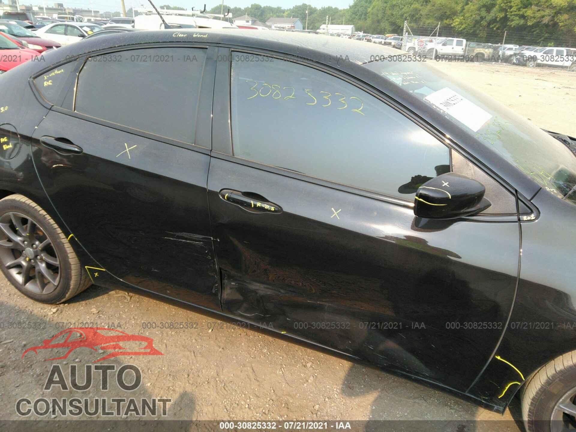 DODGE DART 2016 - 1C3CDFAA9GD577953