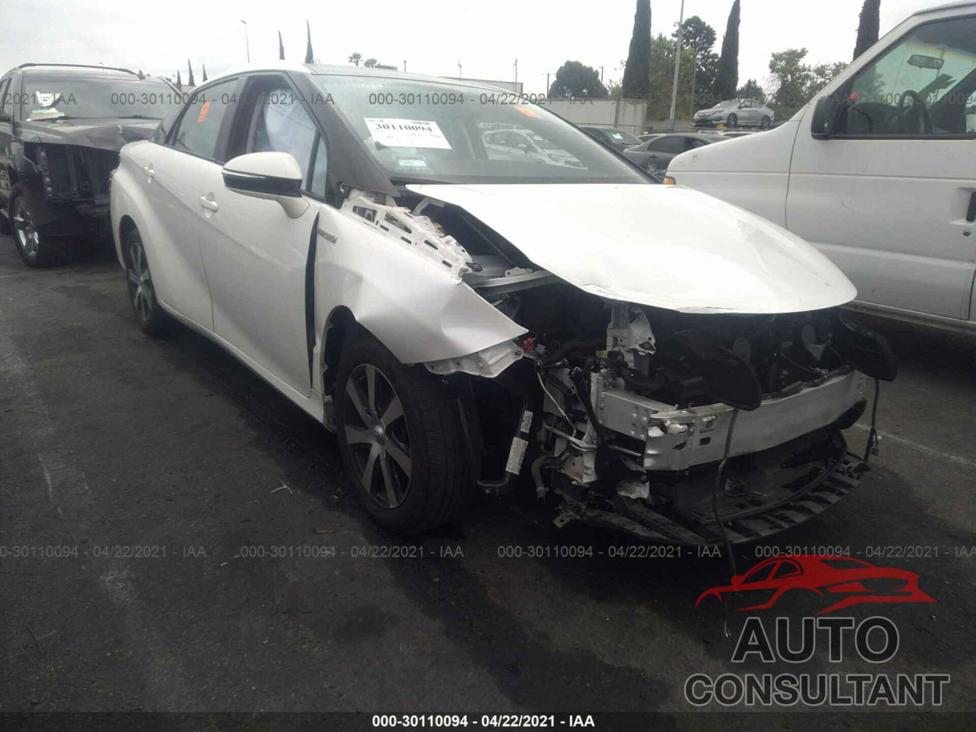 TOYOTA MIRAI 2018 - JTDBVRBD1JA005105
