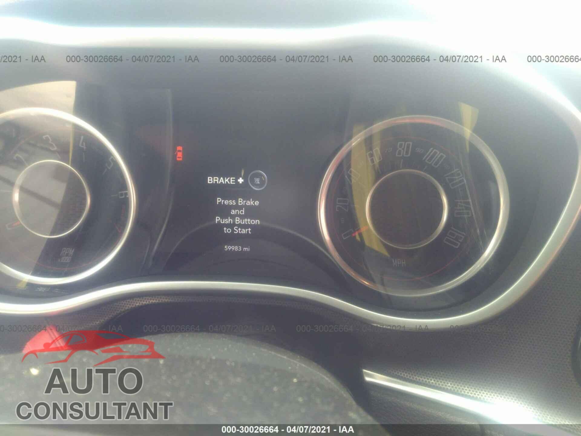 DODGE CHALLENGER 2016 - 2C3CDZAGXGH149317