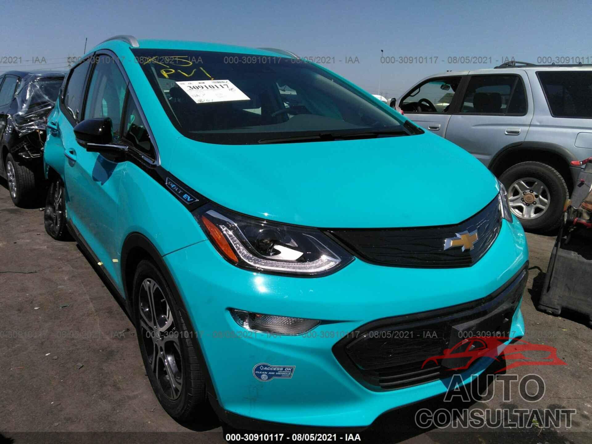 CHEVROLET BOLT EV 2021 - 1G1FZ6S06M4113491