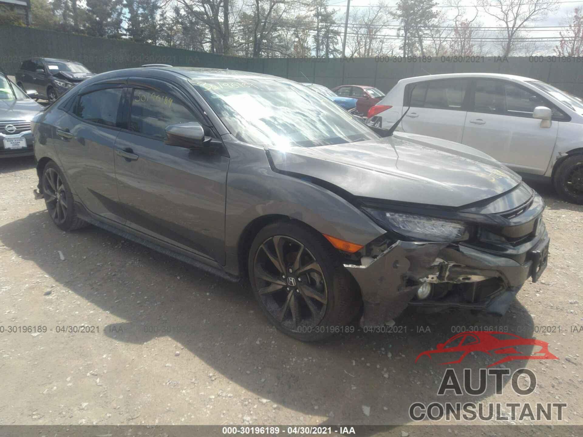 HONDA CIVIC HATCHBACK 2018 - SHHFK7H99JU402083