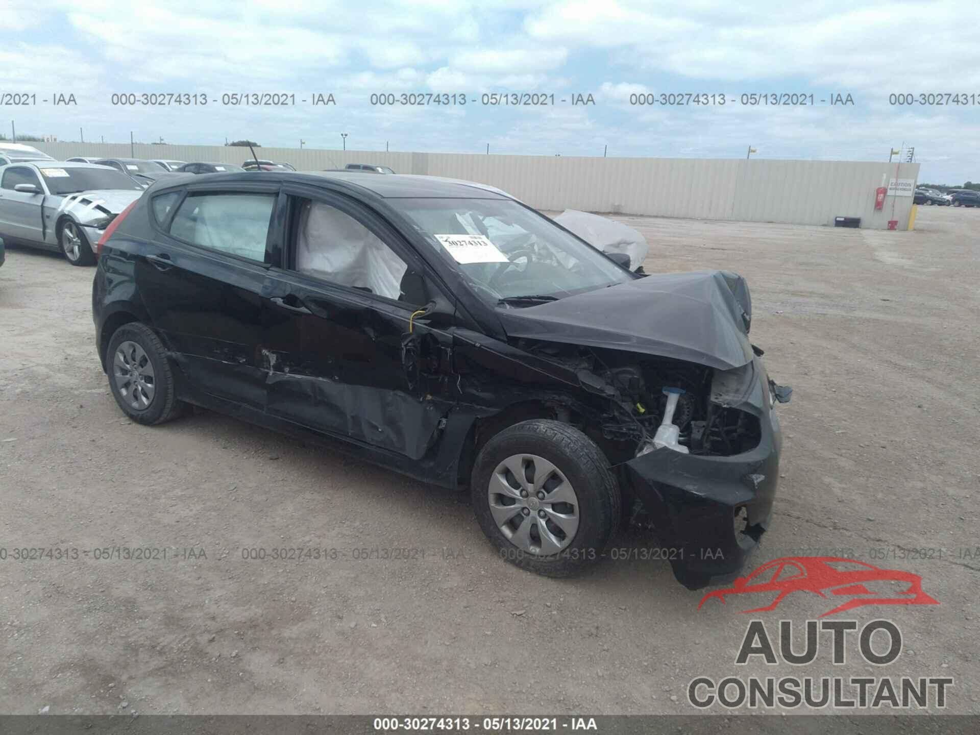 HYUNDAI ACCENT 2017 - KMHCT5AE8HU348057