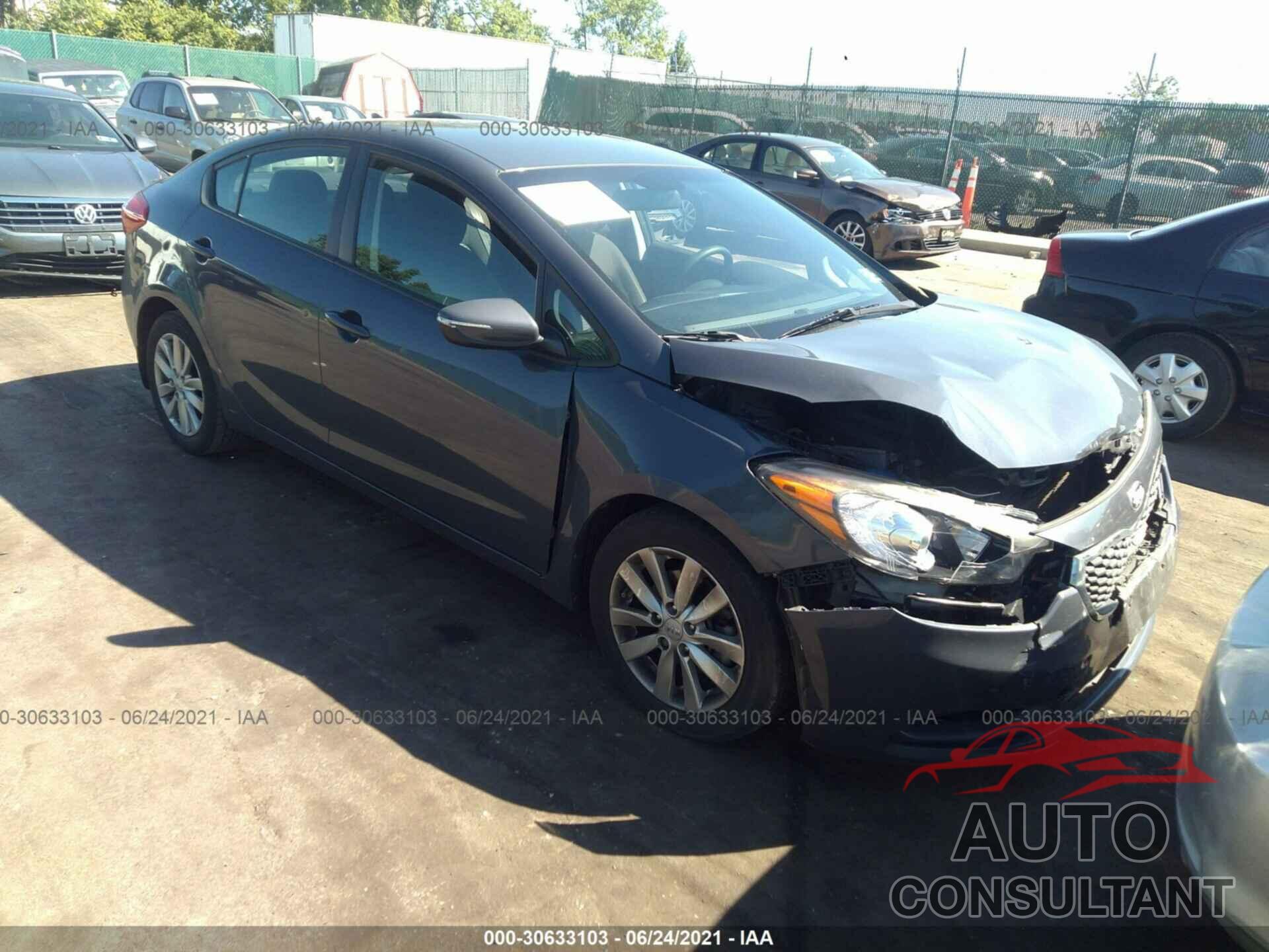 KIA FORTE 2016 - KNAFX4A66G5478904