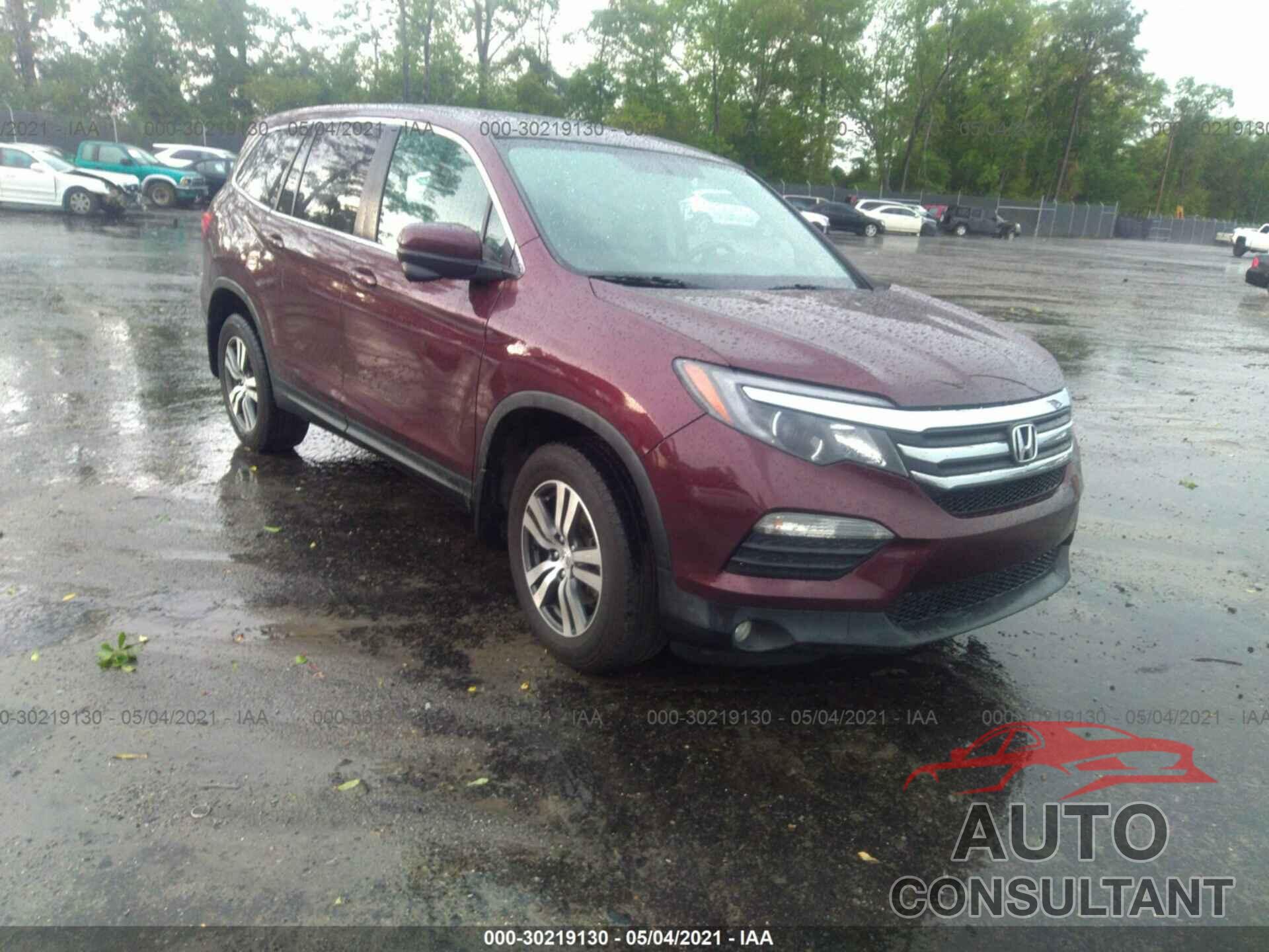 HONDA PILOT 2016 - 5FNYF5H59GB041804