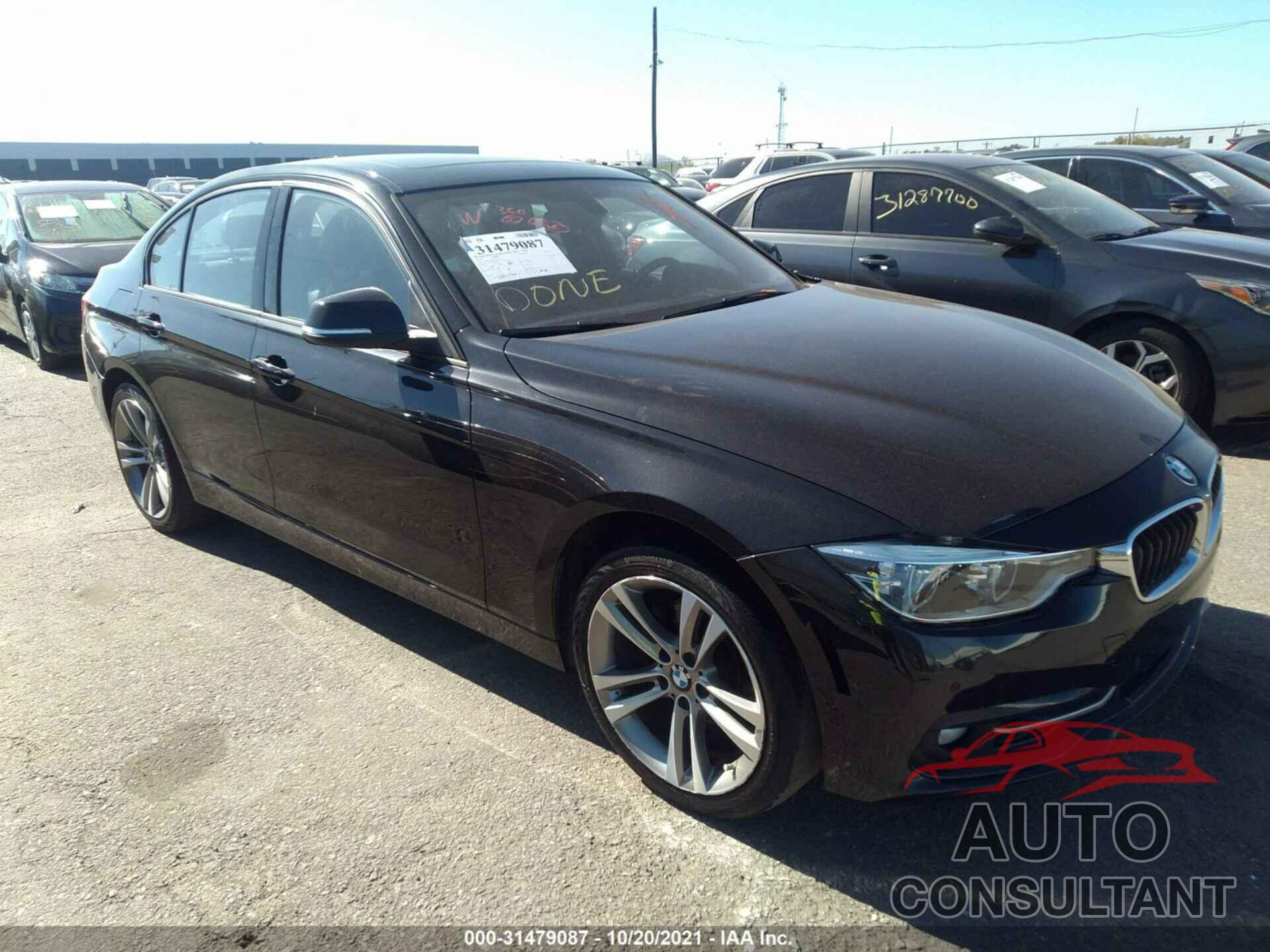 BMW 3 SERIES 2016 - WBA8E3G58GNU02771