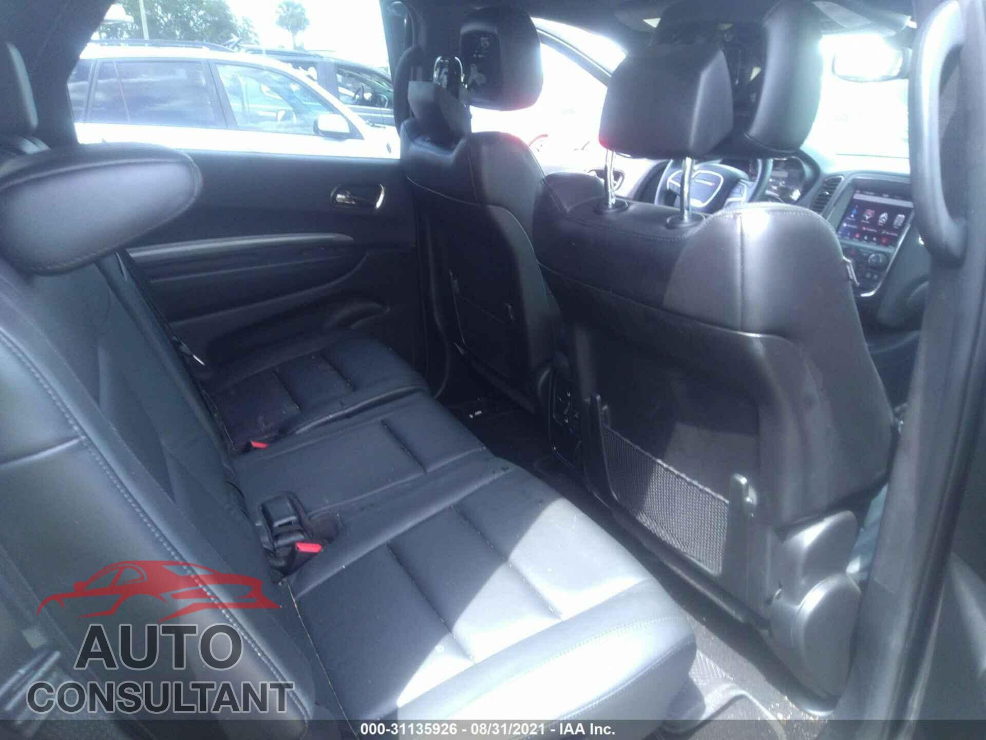 DODGE DURANGO 2019 - 1C4RDHDG9KC647502