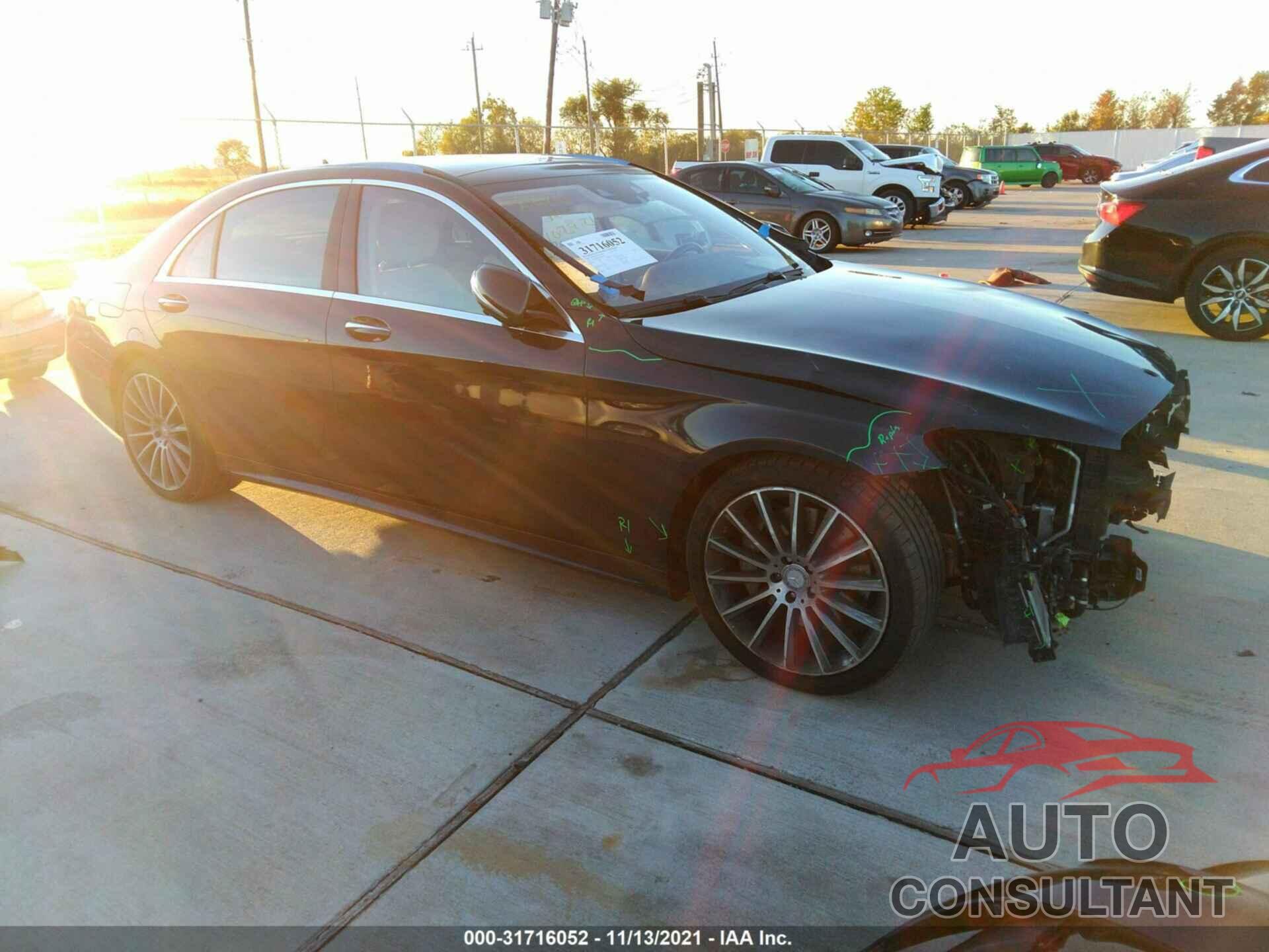MERCEDES-BENZ S-CLASS 2016 - WDDUG8CBXGA209300