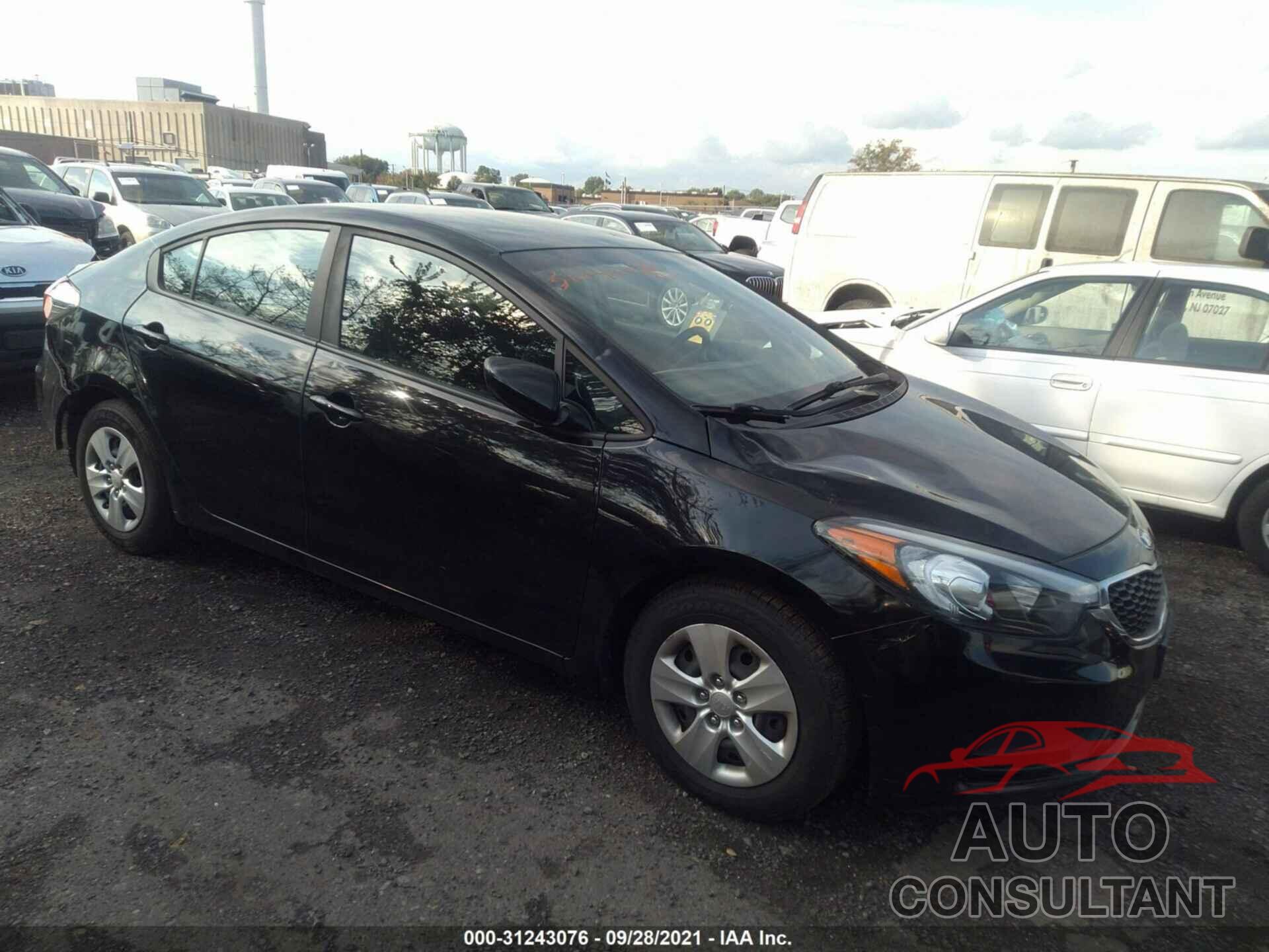KIA FORTE 2016 - KNAFK4A61G5613592
