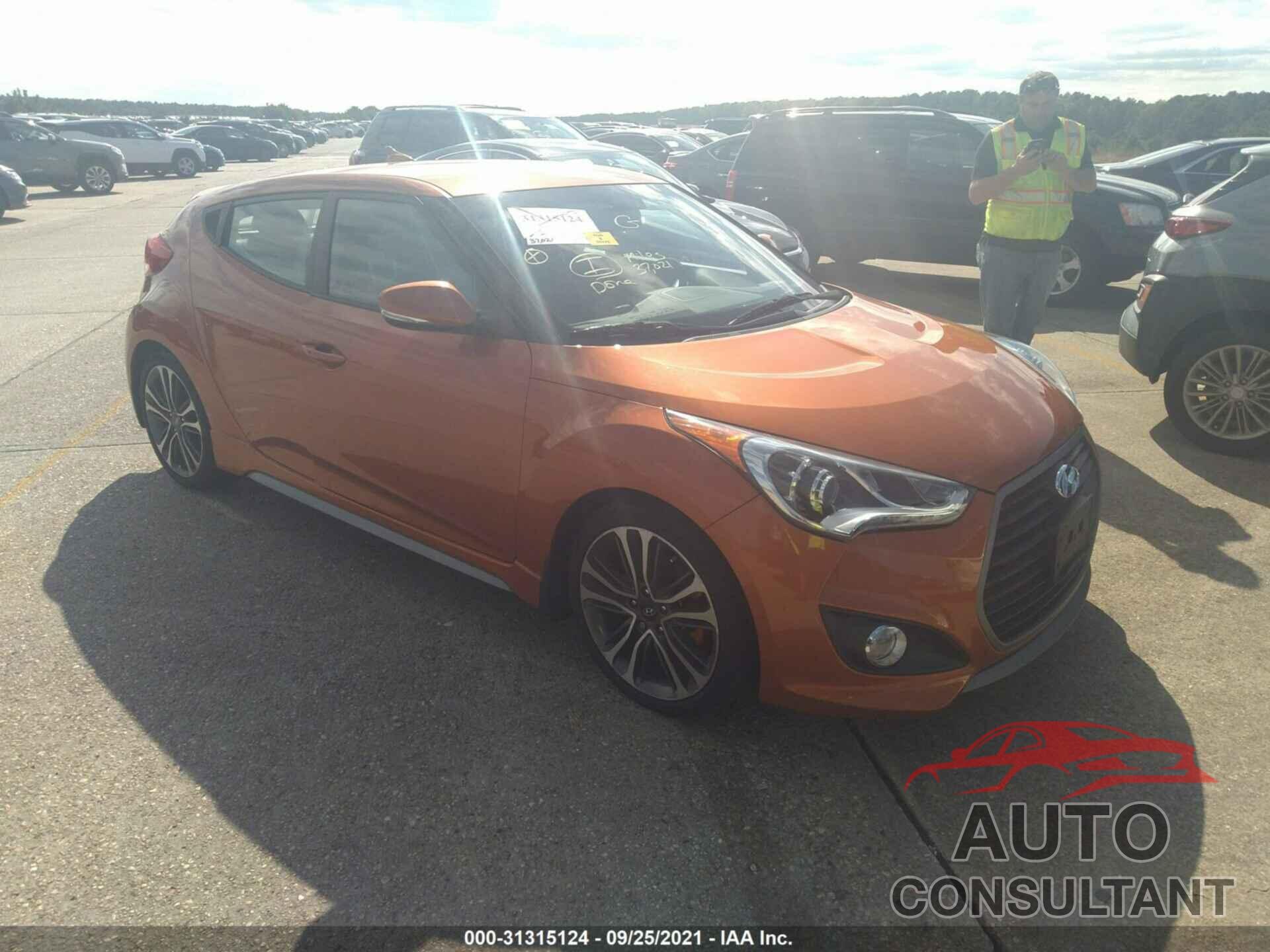 HYUNDAI VELOSTER 2016 - KMHTC6AE3GU273188