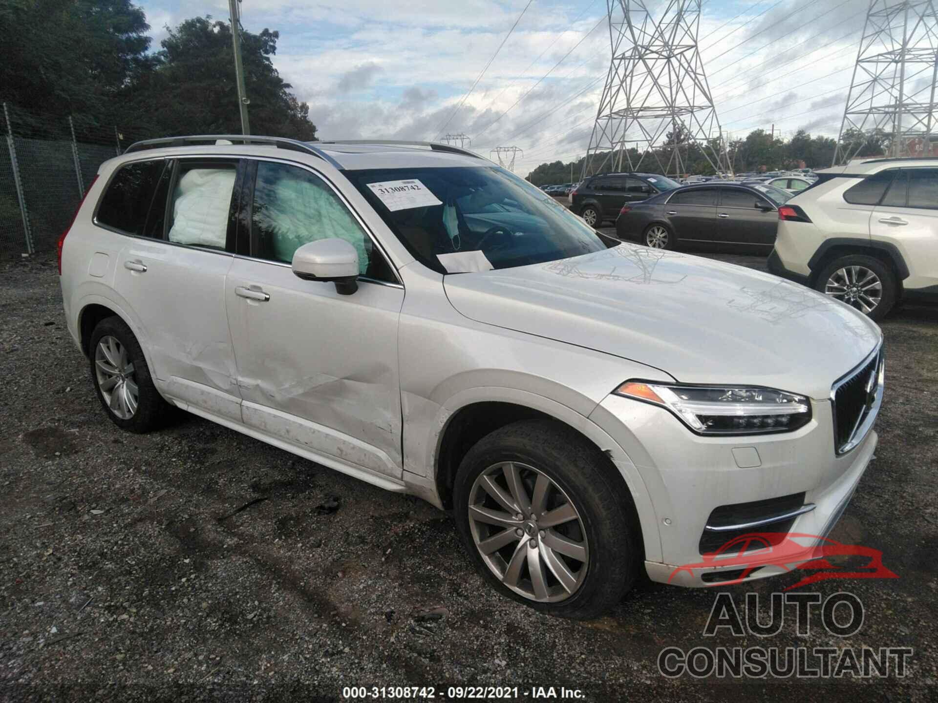 VOLVO XC90 2016 - YV4A22PK9G1060071