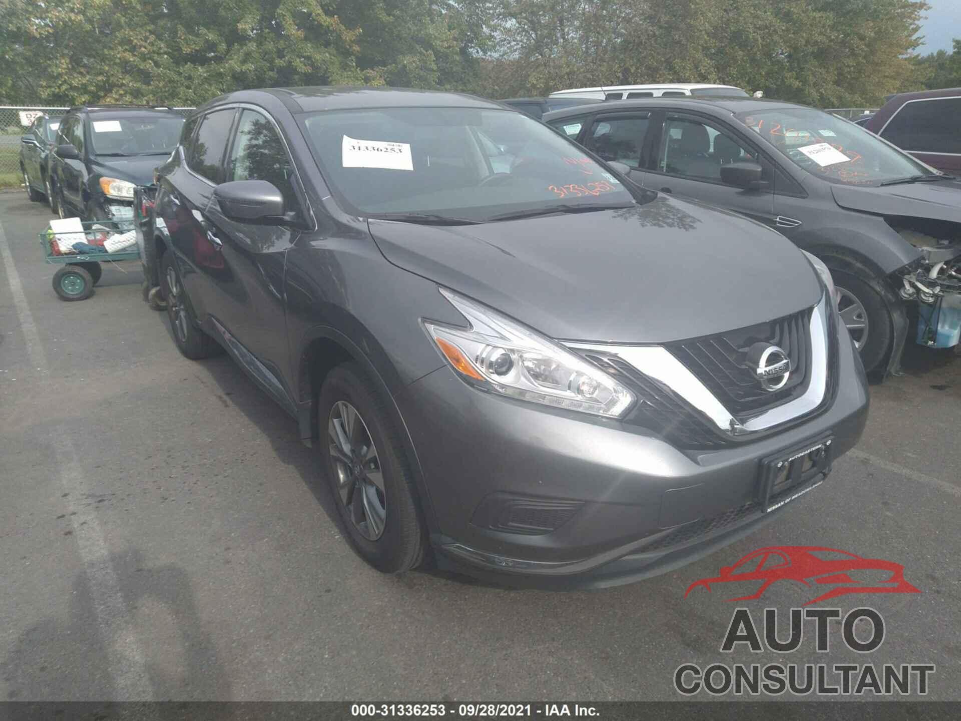 NISSAN MURANO 2016 - 5N1AZ2MH2GN100437