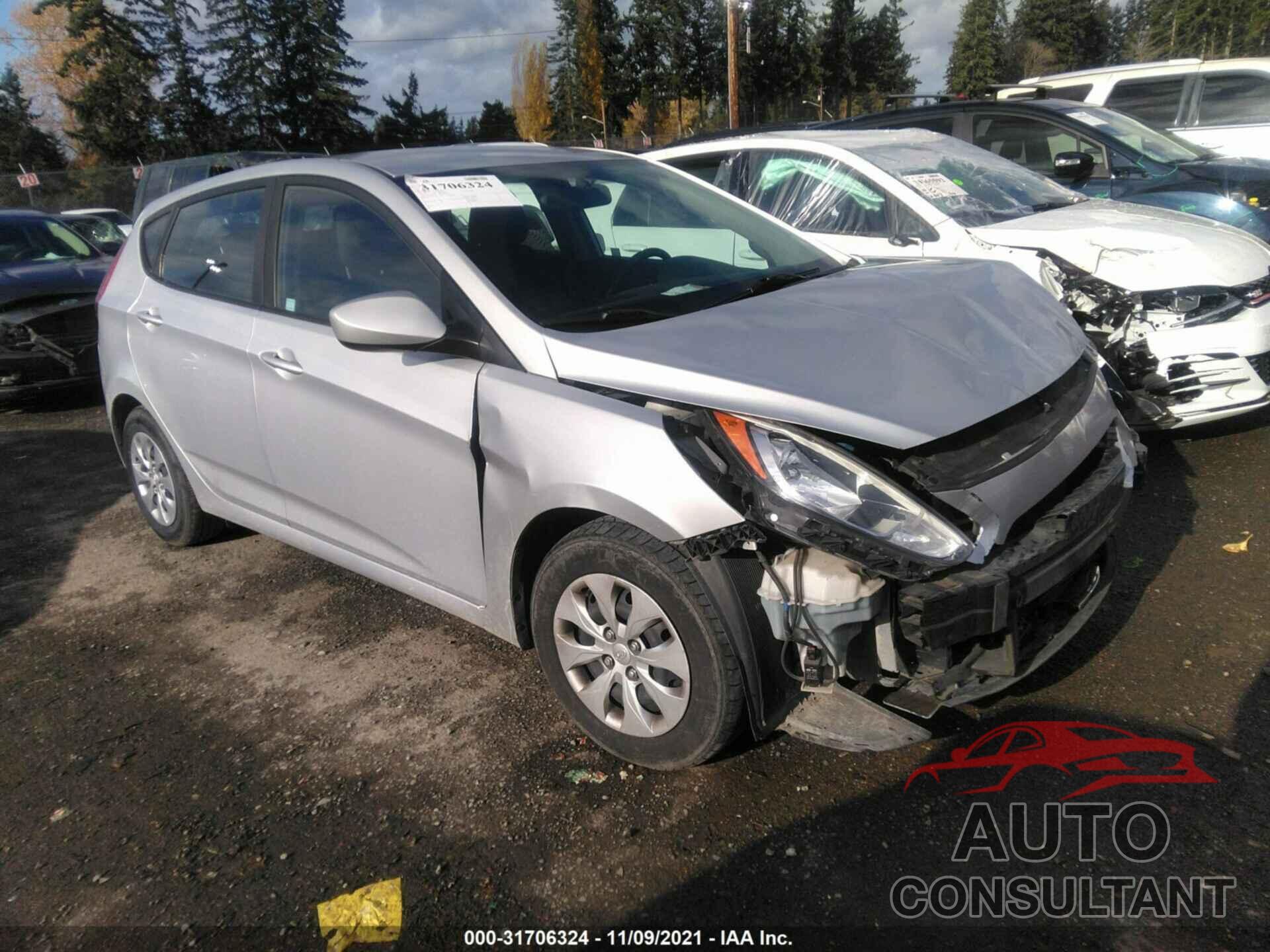 HYUNDAI ACCENT 2016 - KMHCT5AE2GU281146