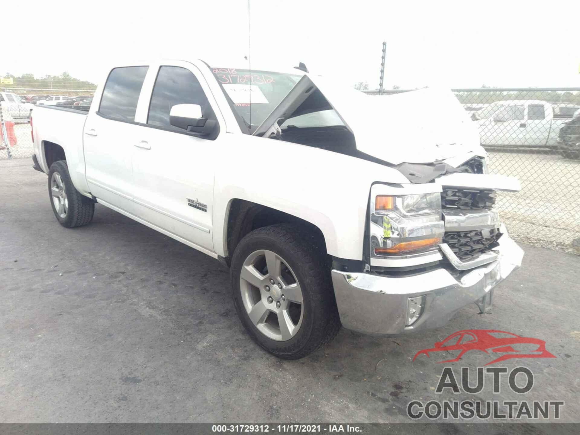 CHEVROLET SILVERADO 1500 2018 - 3GCPCREC1JG108377