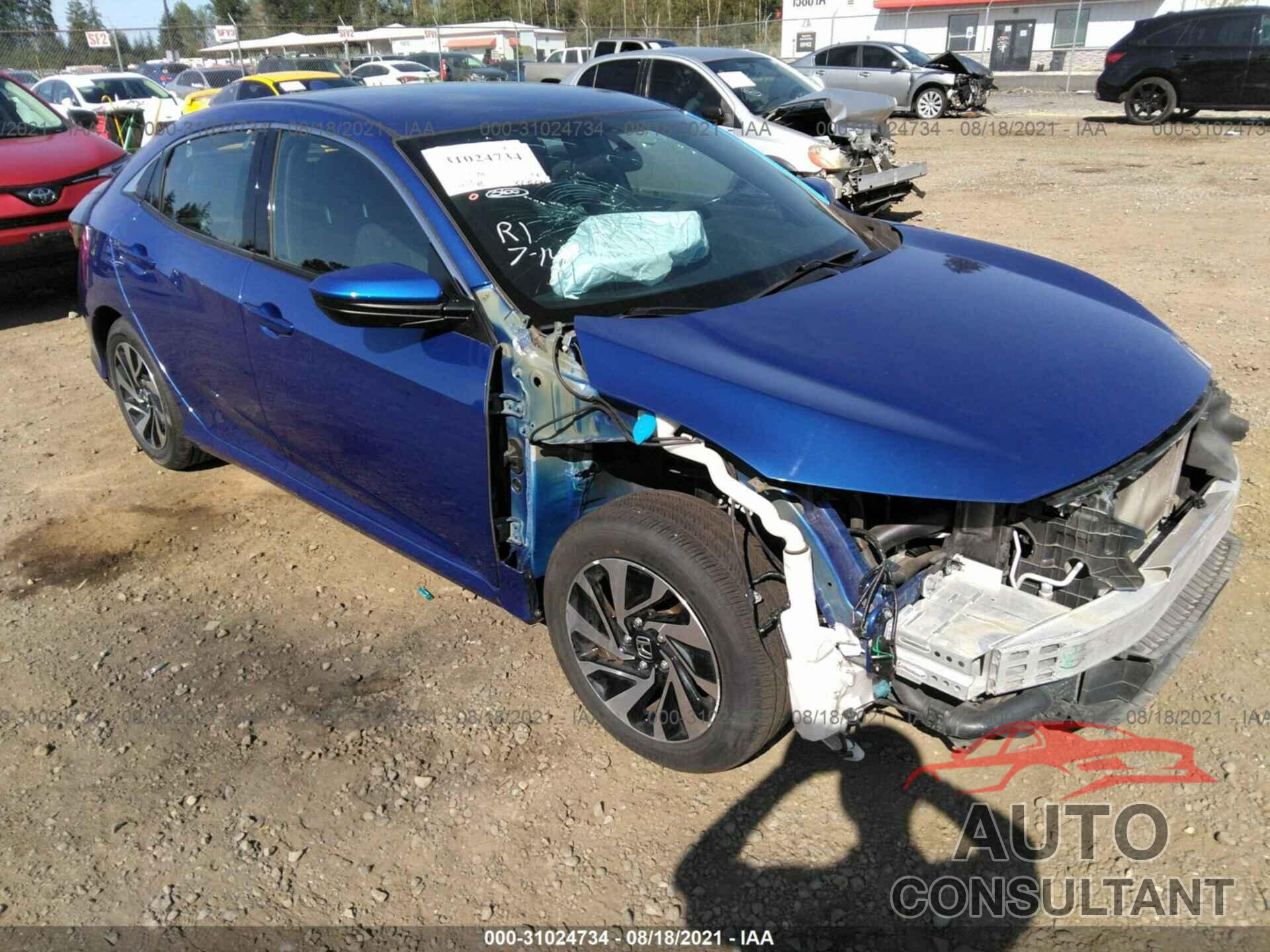 HONDA CIVIC HATCHBACK 2017 - SHHFK7H28HU408440