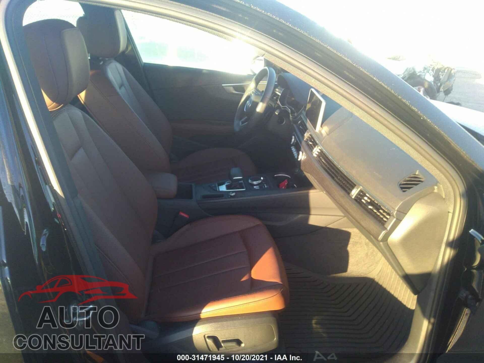 AUDI A4 2018 - WAUKMAF4XJN019461