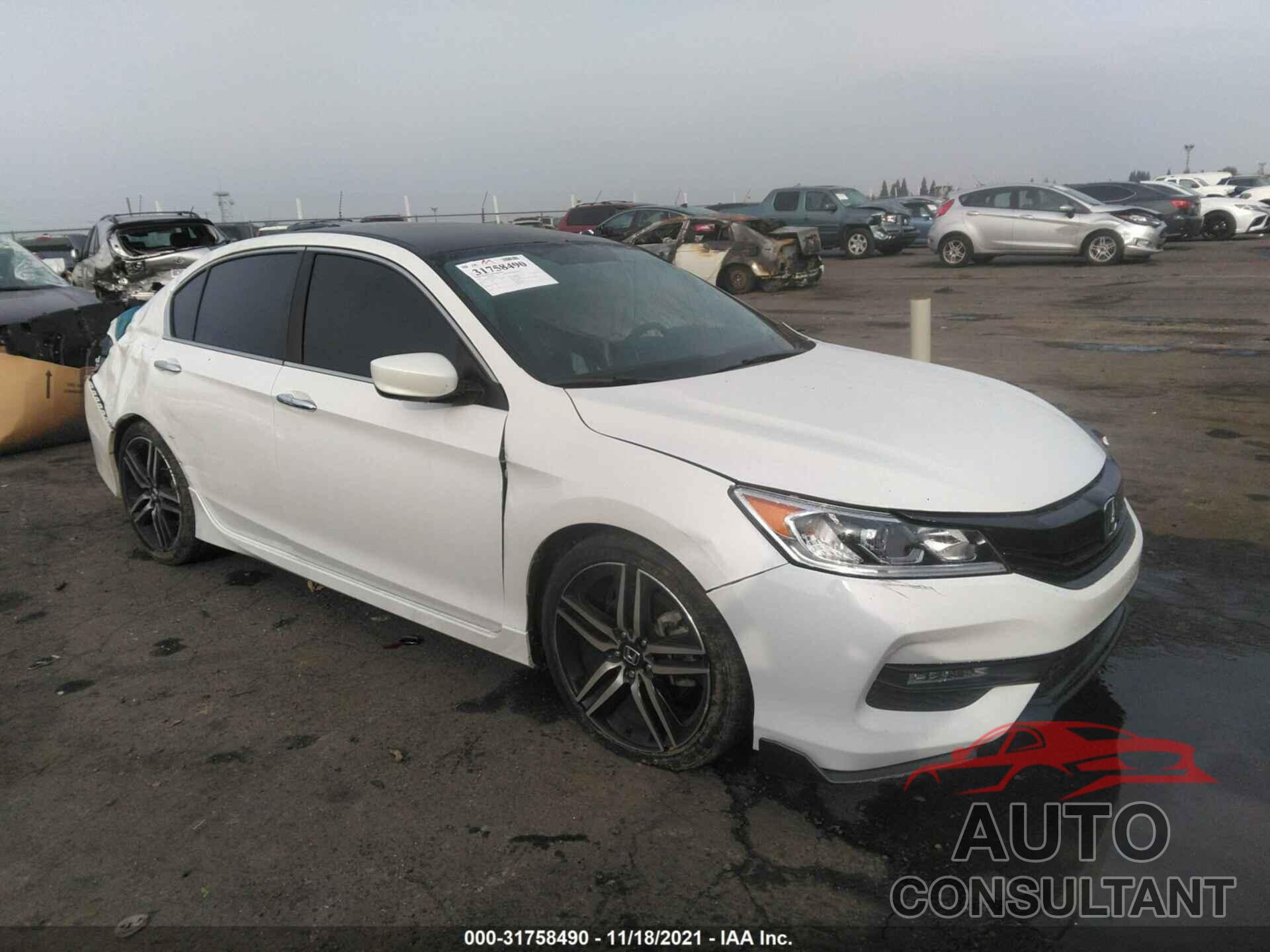 HONDA ACCORD SEDAN 2017 - 1HGCR2F56HA305687