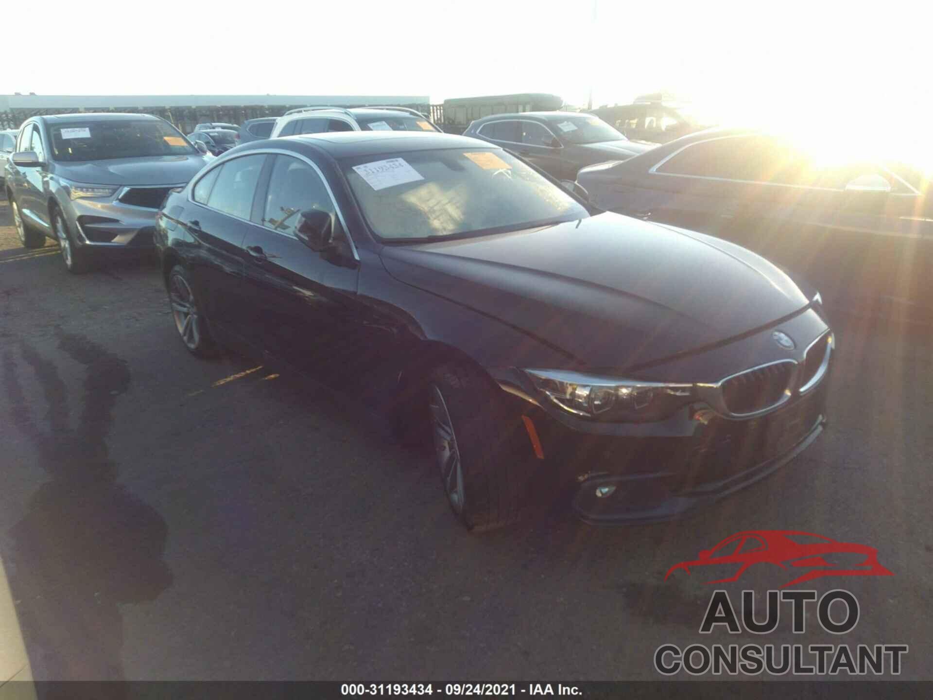 BMW 4 SERIES 2019 - WBA4J3C55KBL07563