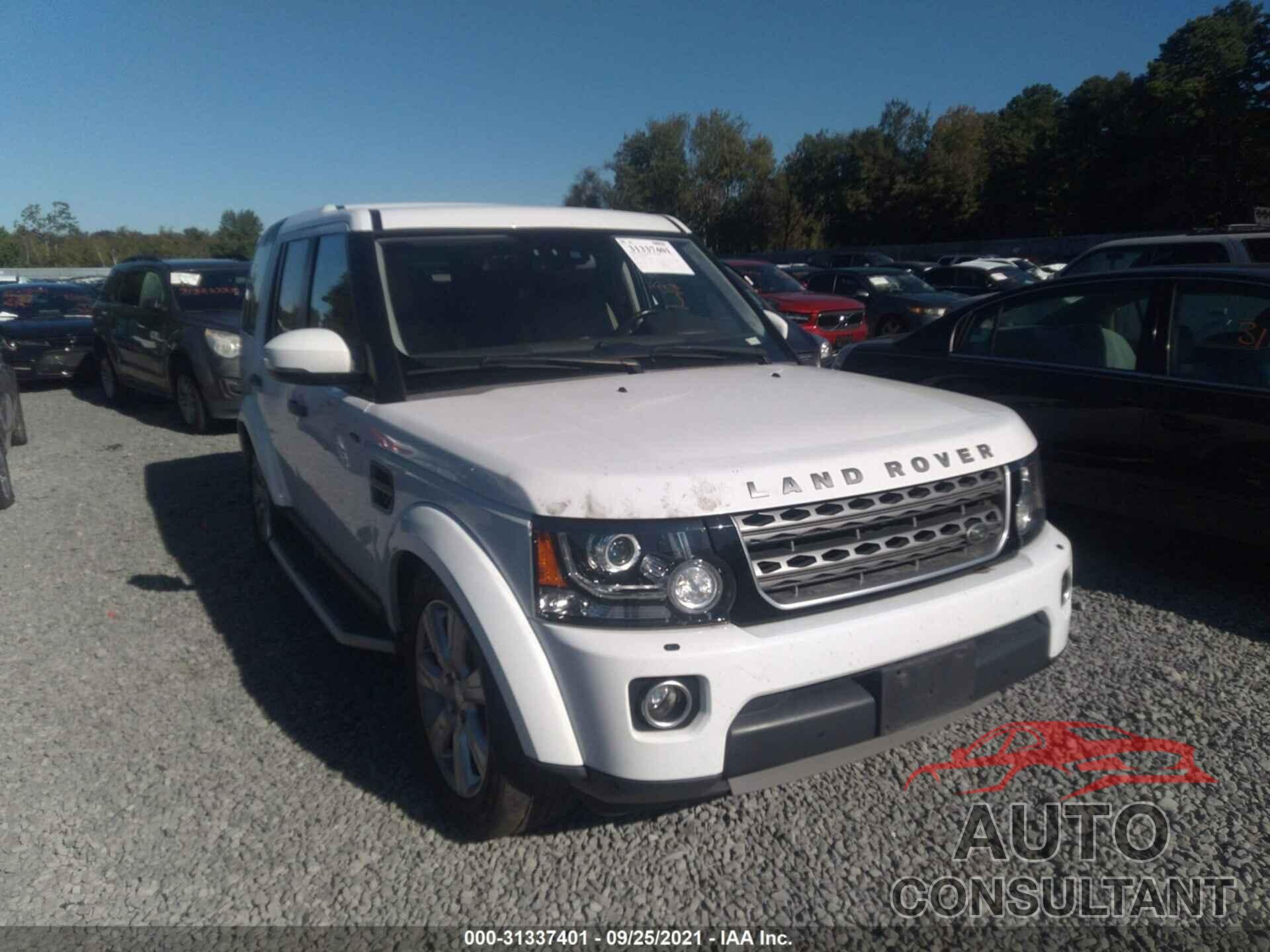 LAND ROVER LR4 2016 - SALAG2V69GA788587