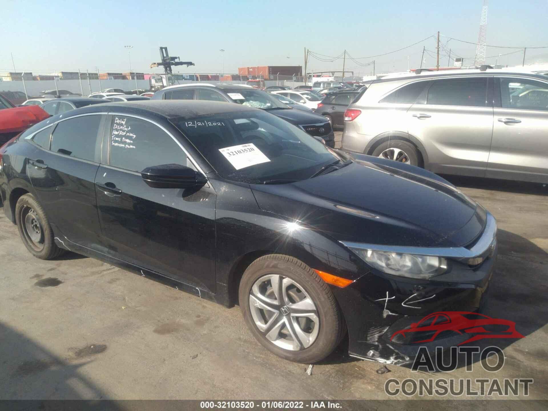 HONDA CIVIC SEDAN 2016 - 19XFC2F50GE228372