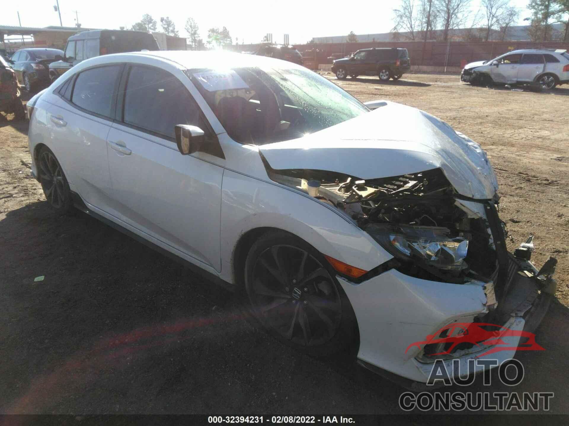 HONDA CIVIC HATCHBACK 2017 - SHHFK7H49HU225467