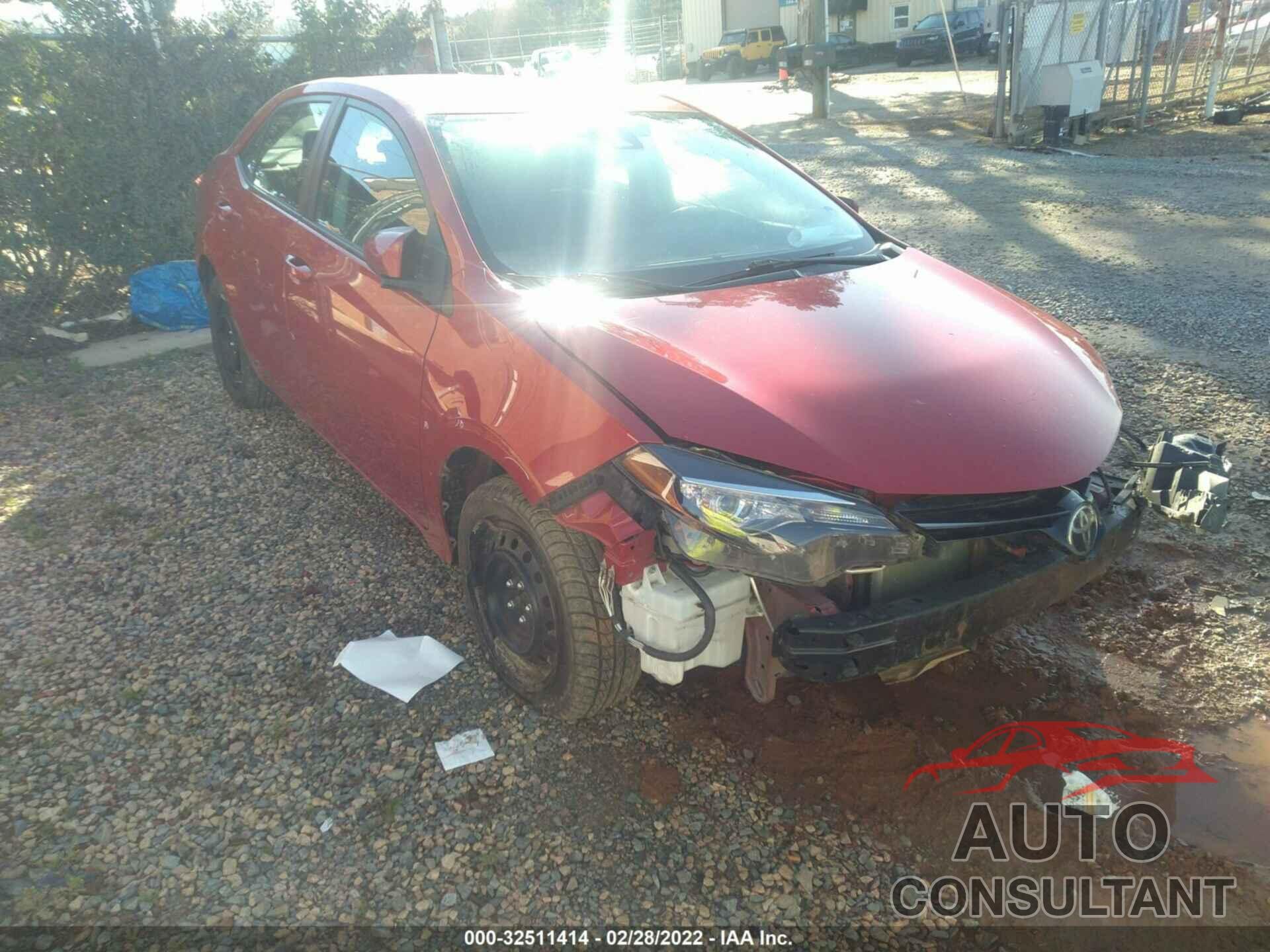 TOYOTA COROLLA 2017 - 5YFBURHE0HP615456